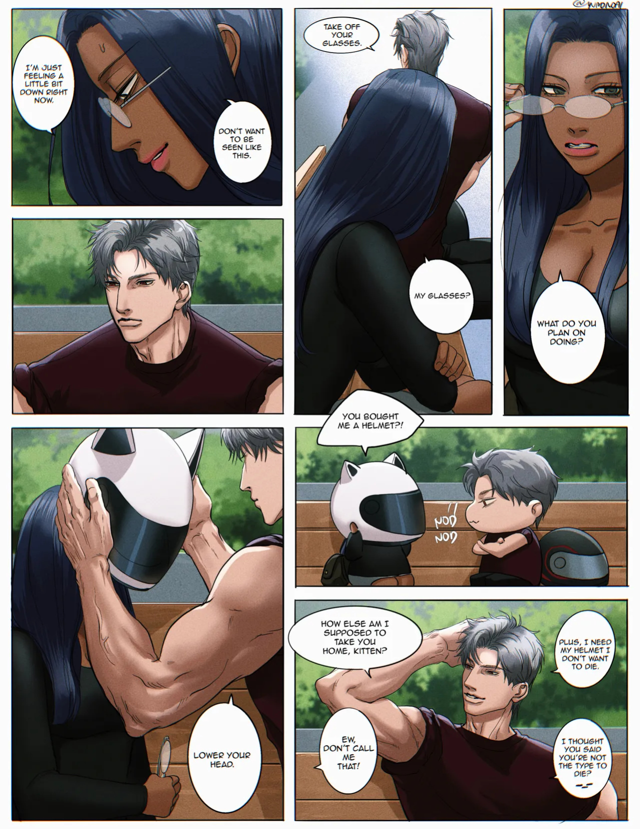 [Yuana媛] Sylus comic (dark skin MC) (Love and Deepspace)