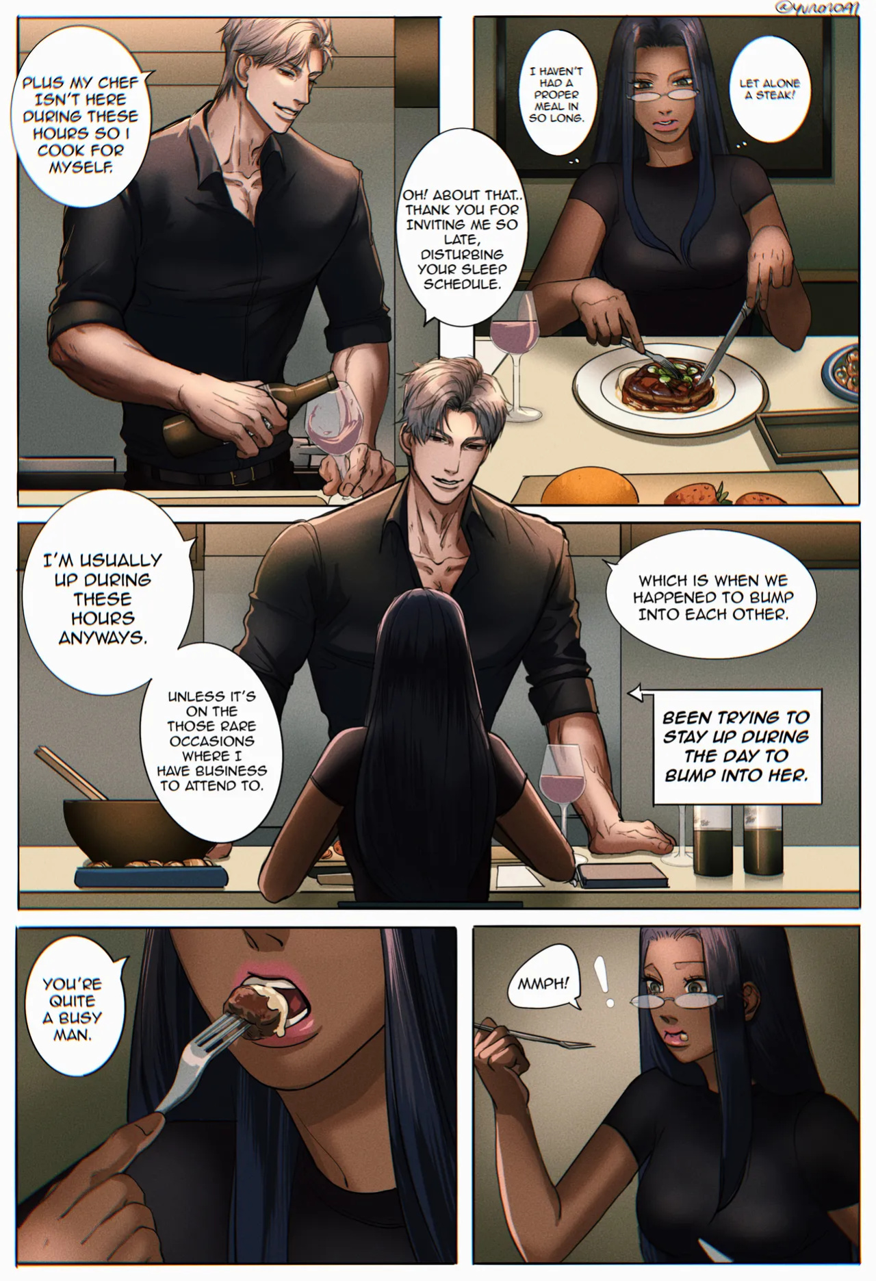 [Yuana媛] Sylus comic (dark skin MC) (Love and Deepspace)