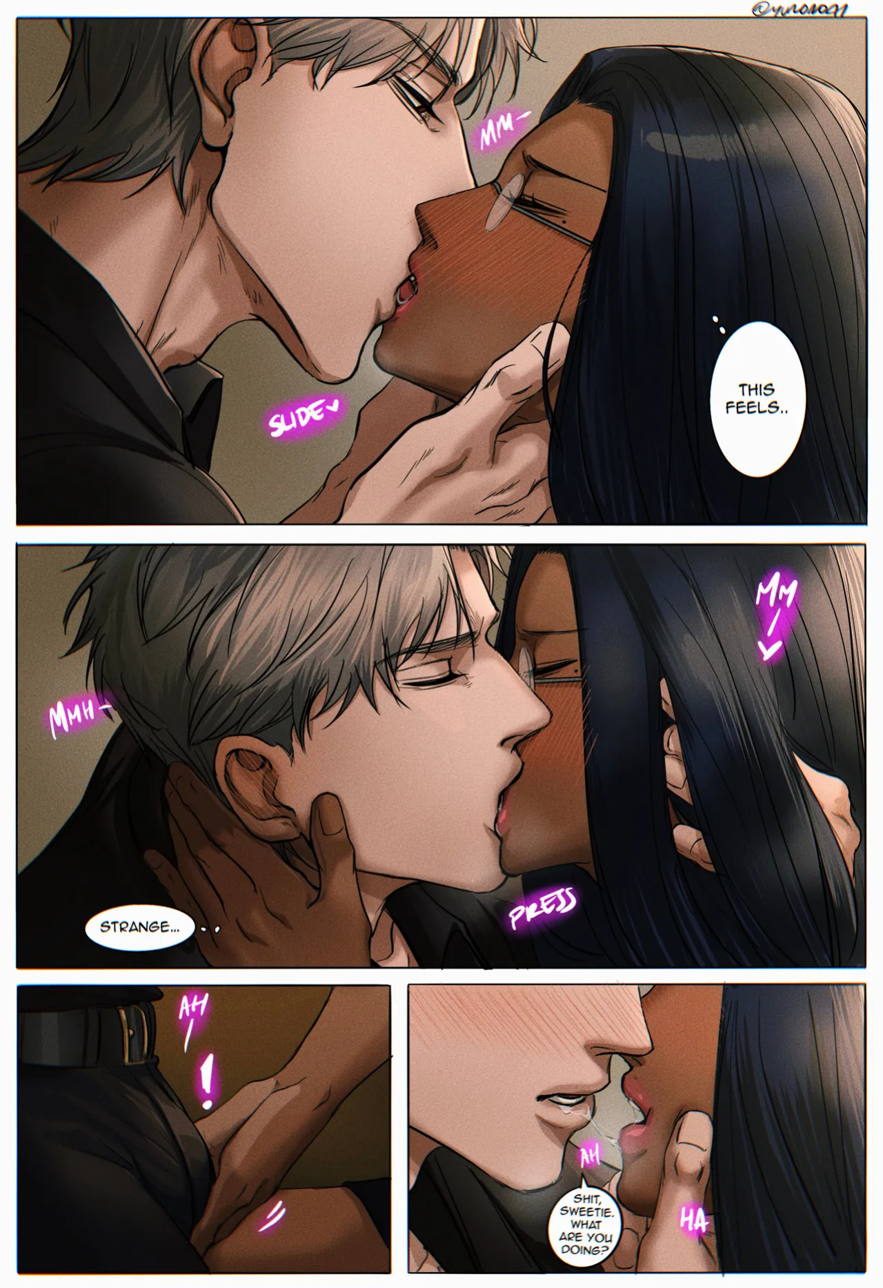 [Yuana媛] Sylus comic (dark skin MC) (Love and Deepspace)
