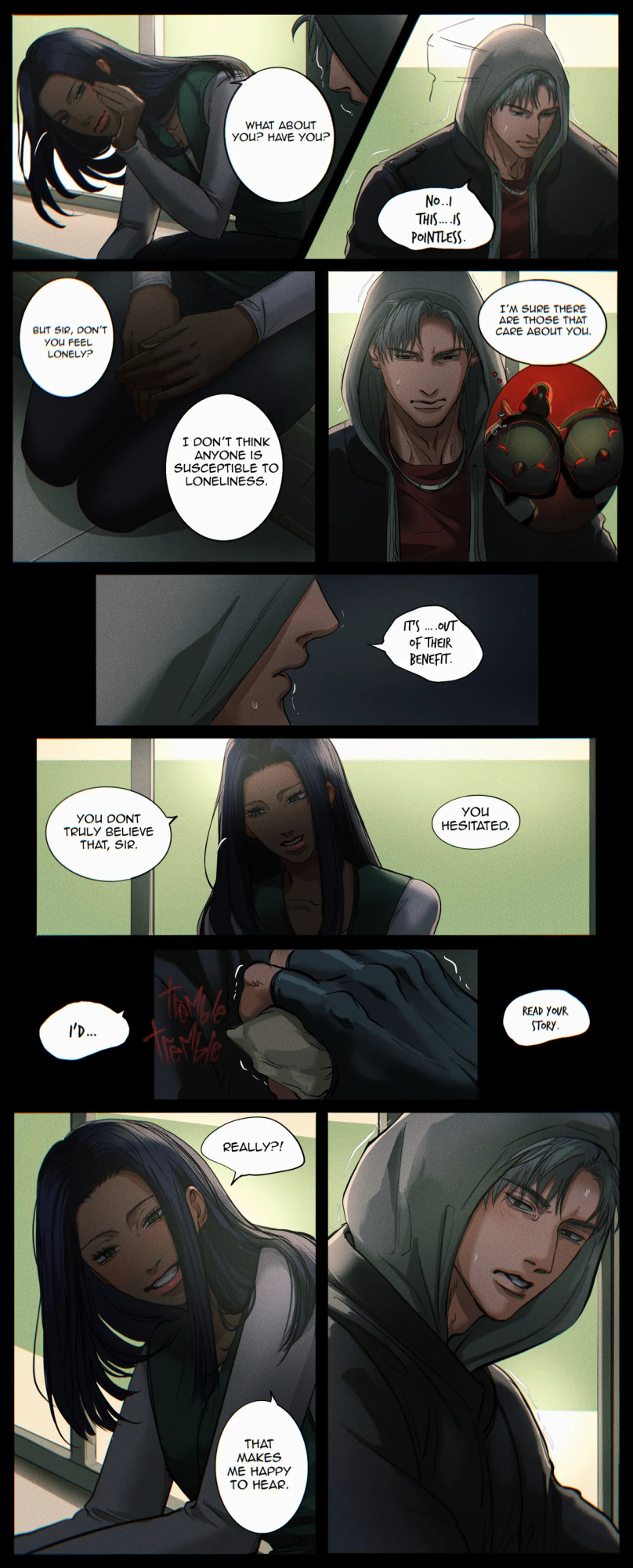 [Yuana媛] Sylus comic (dark skin MC) (Love and Deepspace)