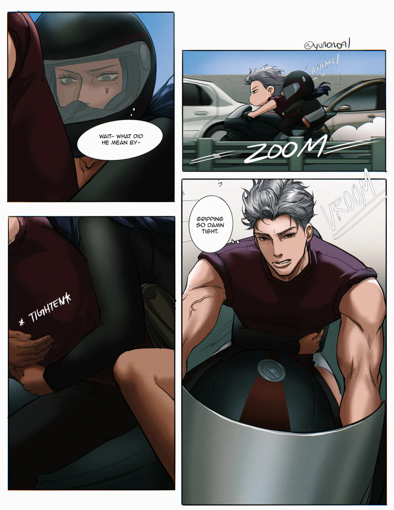 [Yuana媛] Sylus comic (dark tan MC) (Love and Deepspace)