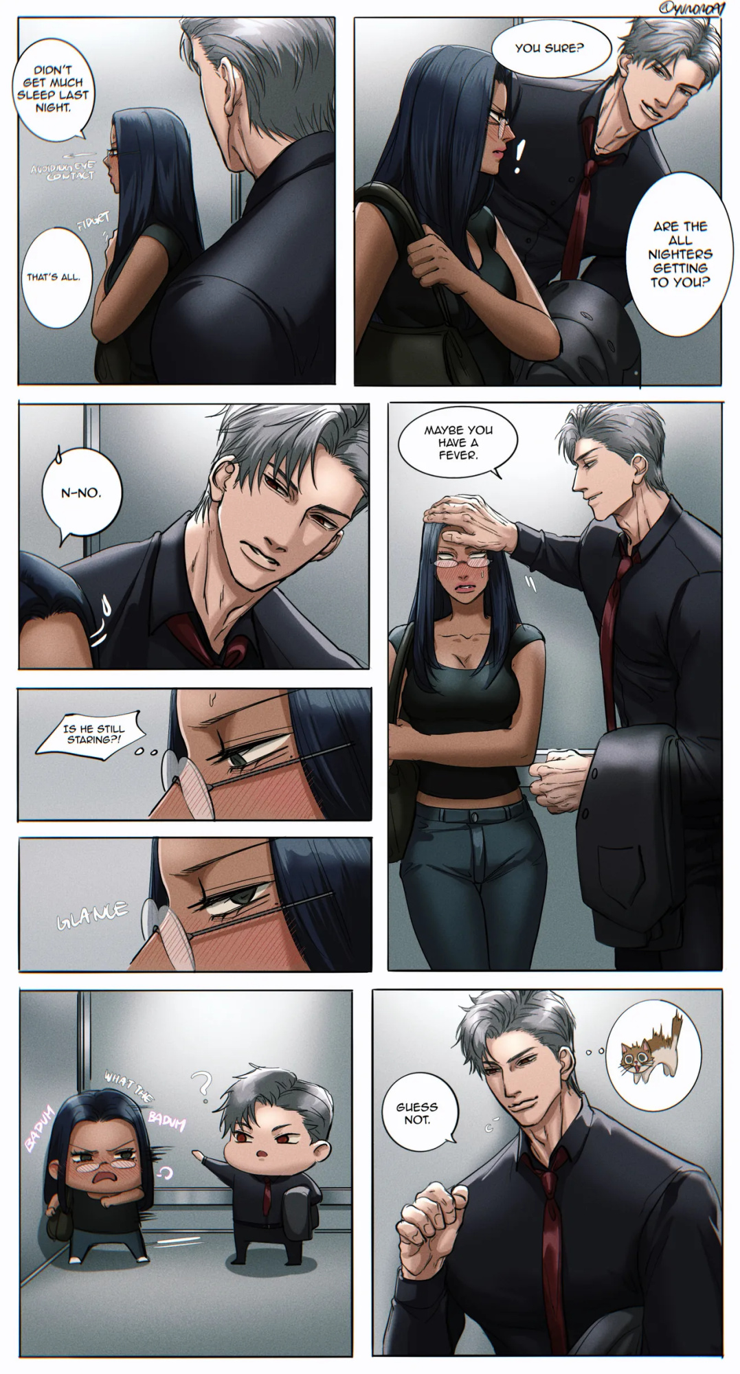 [Yuana媛] Sylus comic (dark tan MC) (Love and Deepspace)