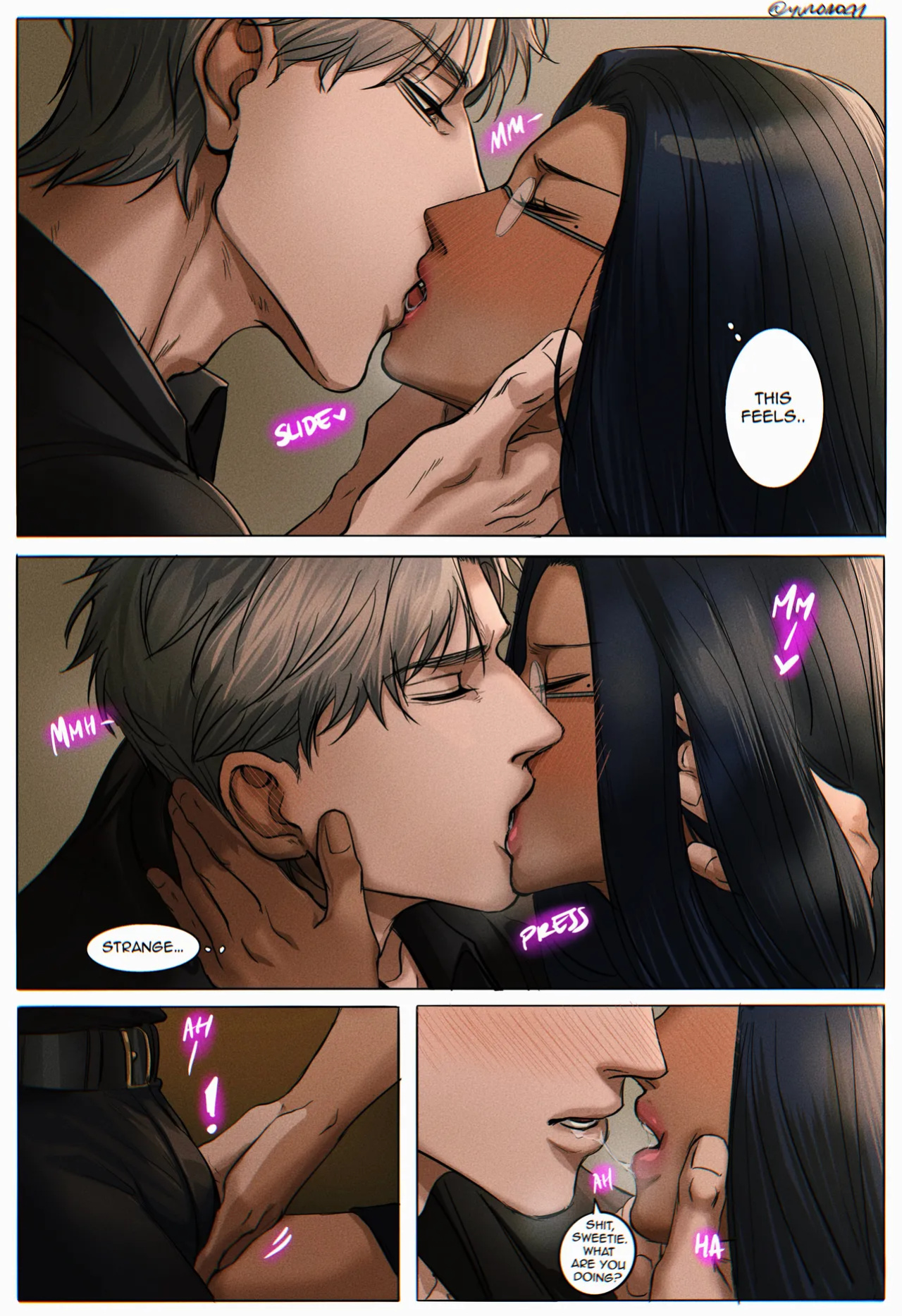 [Yuana媛] Sylus comic (dark tan MC) (Love and Deepspace)