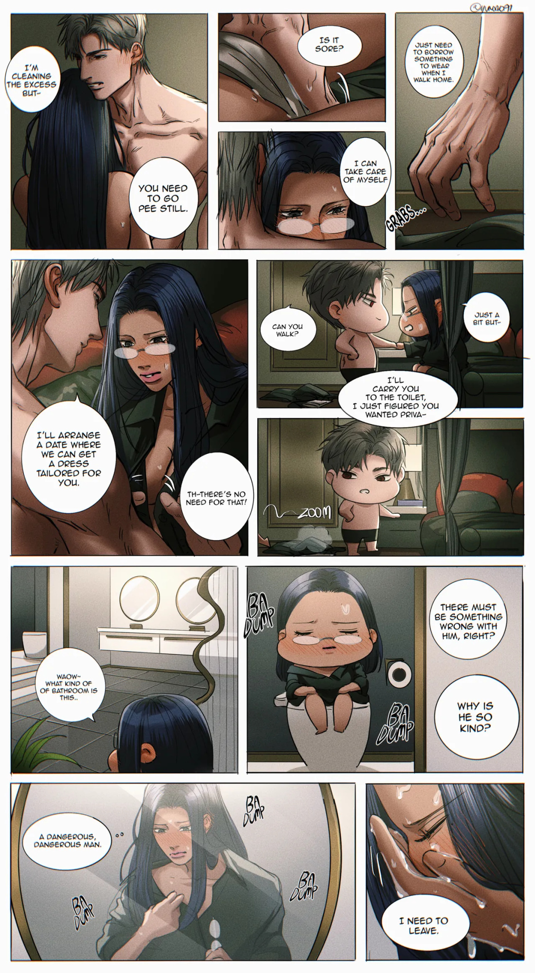[Yuana媛] Sylus comic (dark tan MC) (Love and Deepspace)