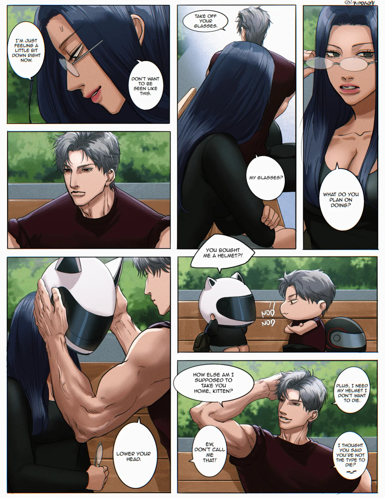 [Yuana媛] Sylus comic (light tan MC) (Love and Deepspace)