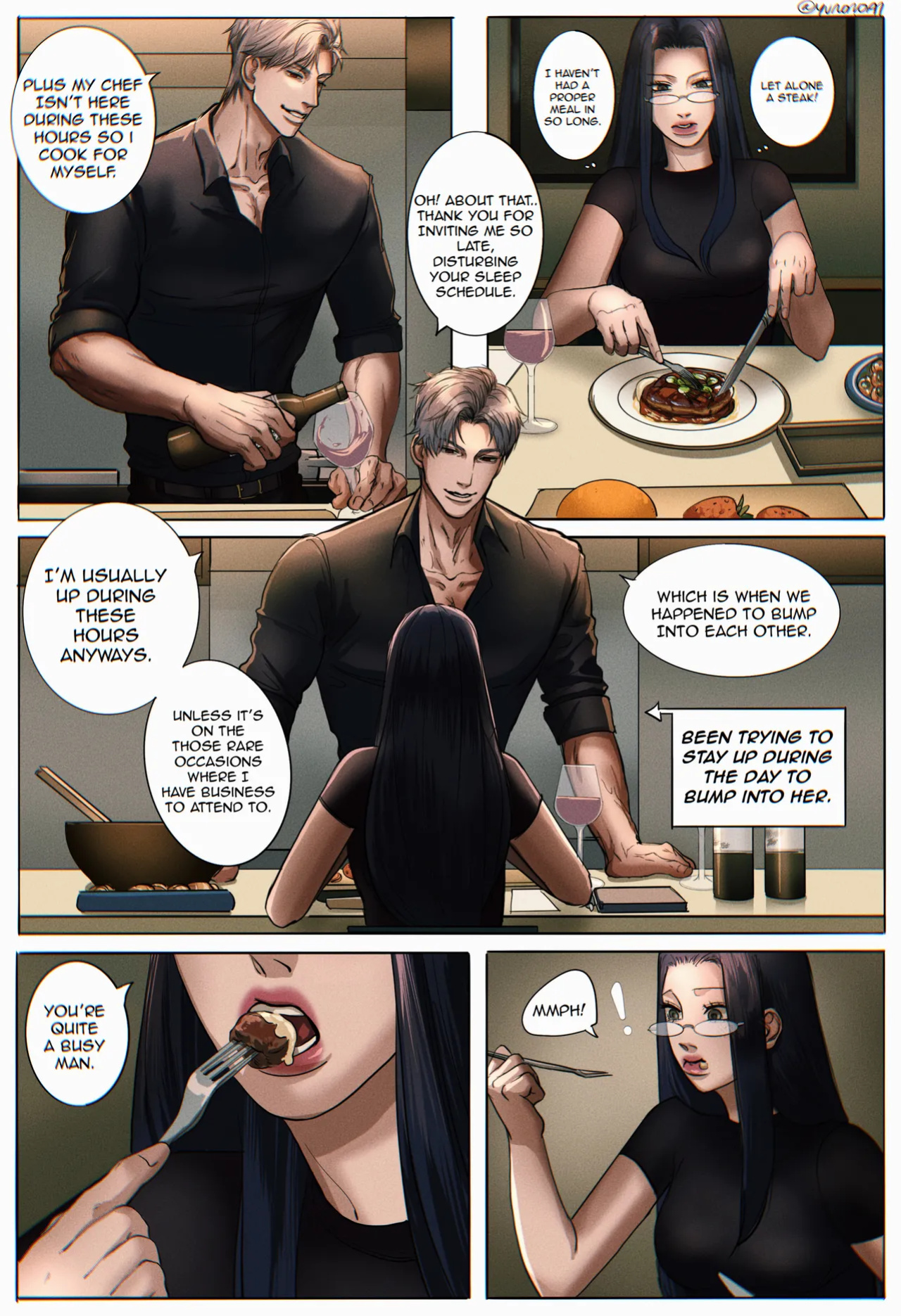 [Yuana媛] Sylus comic (light skin MC) (Love and Deepspace)
