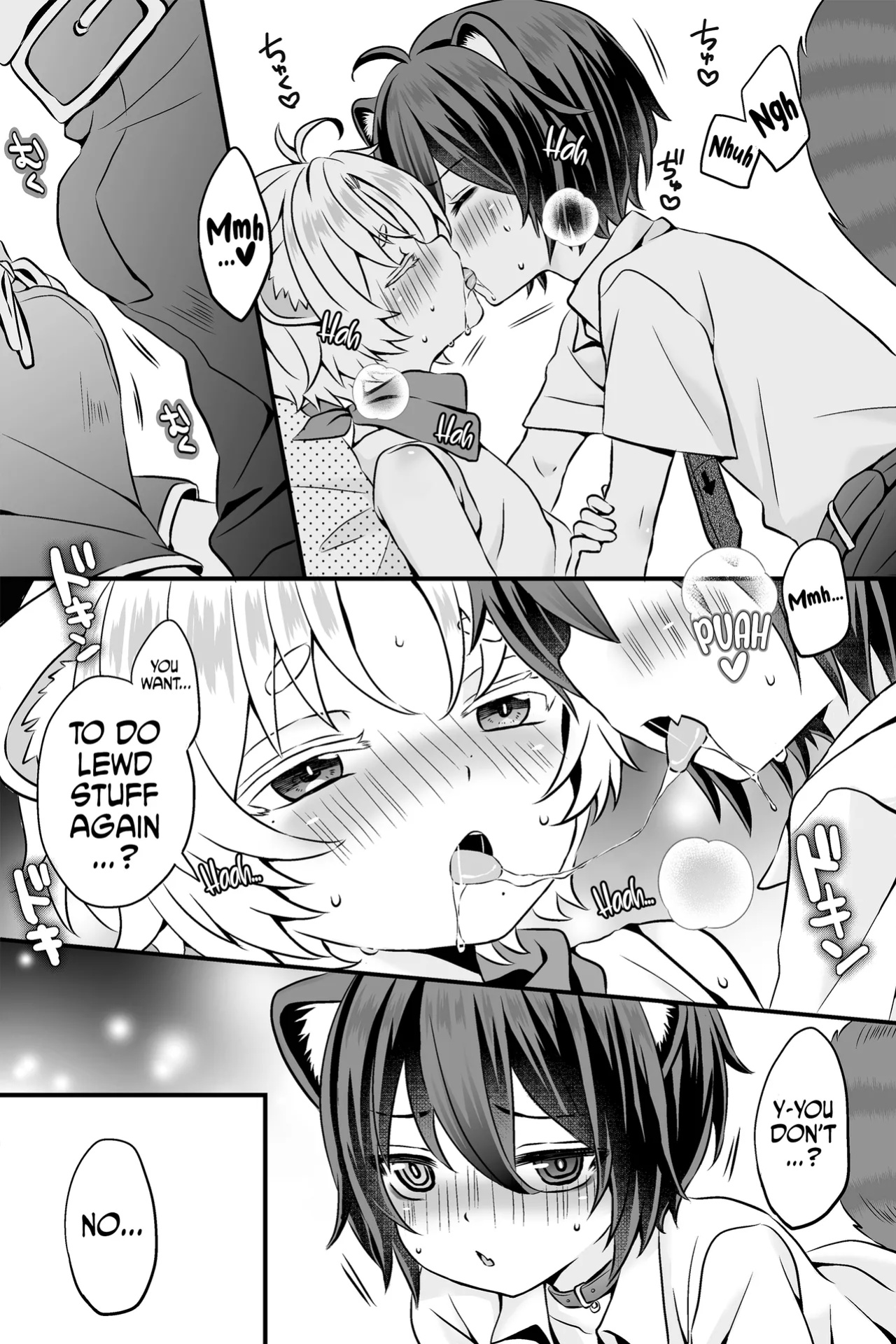 [Rushichi] Araiguma to Ferret no Otokonoko-tachi no Manga | Ferret and raccoon boys manga [English] [Kinsei Translations] [Decensored]