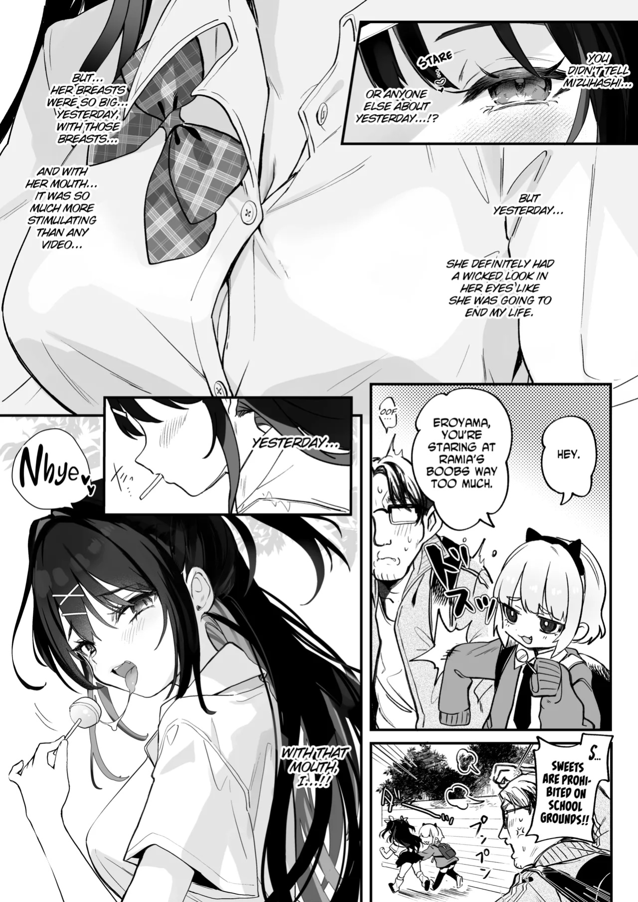 [Kedama Milk (Tamano Kedama)] [Kyuubo] Koitsu ni Katsu Houhou | Wanted! How to Beat This Girl [English] [LAYON] [Decensored] [Digital]