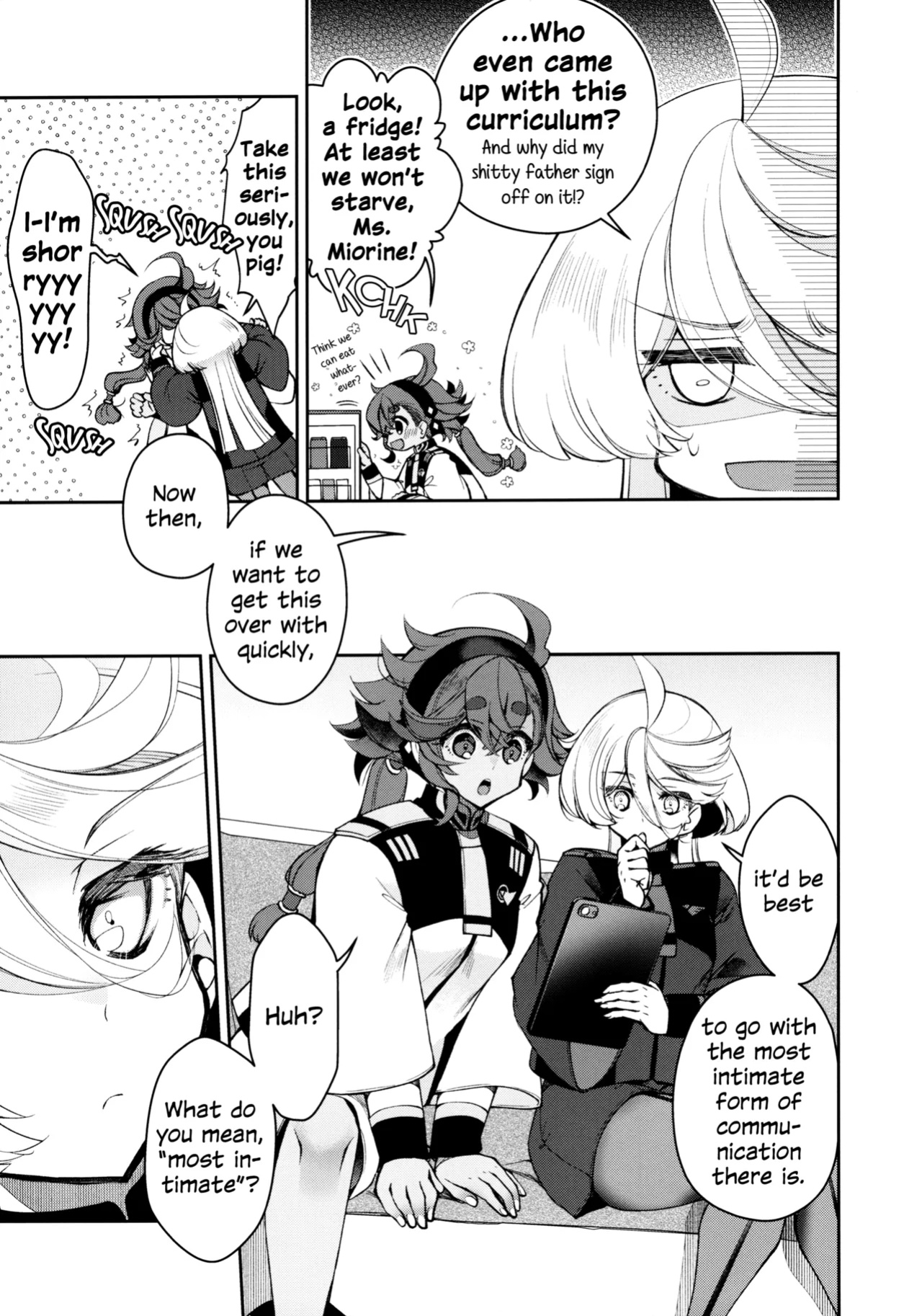 (Hoshi ni Negai o 2025) [Alkaloid (Izumiya Otoha)] Perfect Communication (Mobile Suit Gundam: The Witch from Mercury) [English]