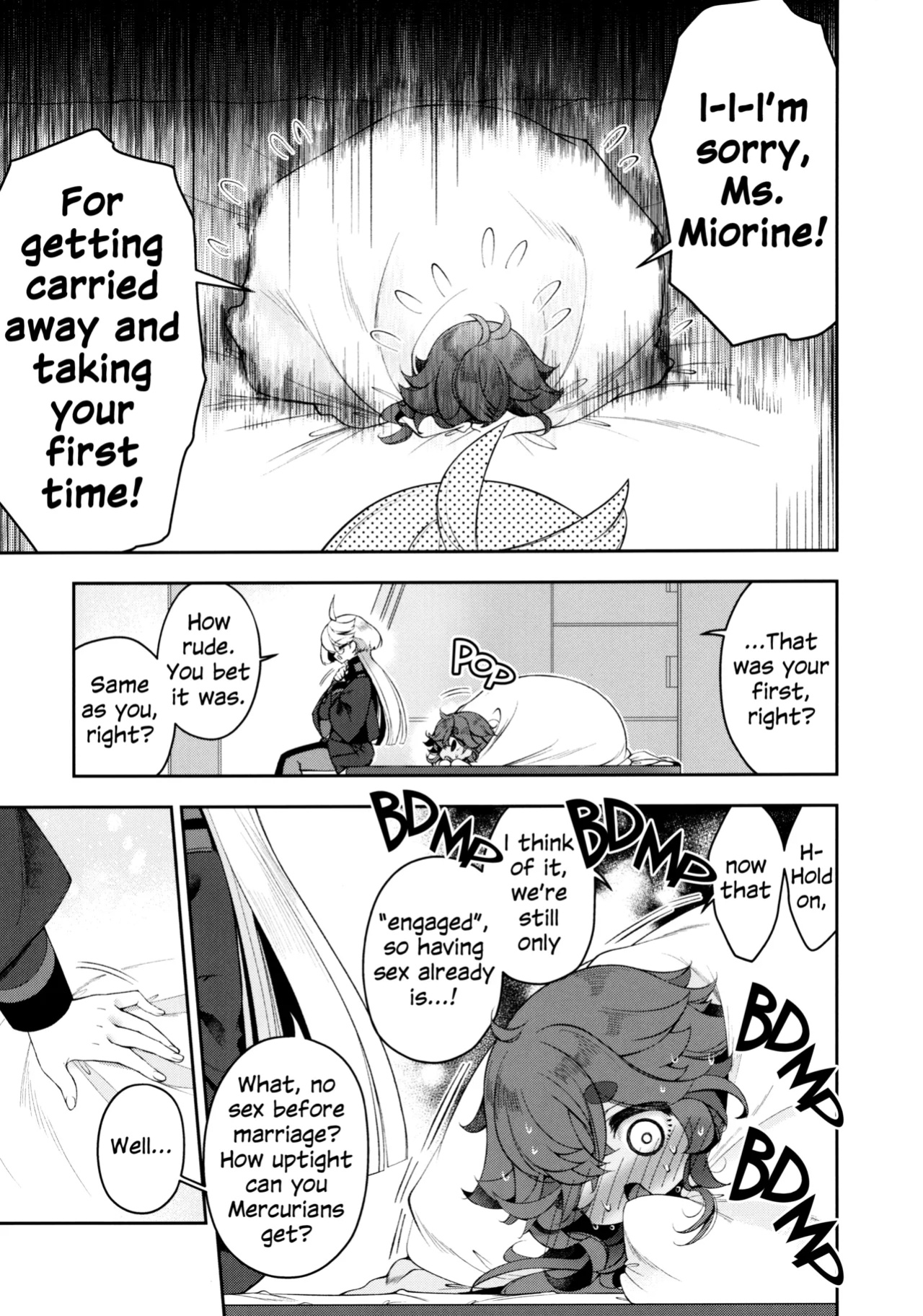 (Hoshi ni Negai o 2025) [Alkaloid (Izumiya Otoha)] Perfect Communication (Mobile Suit Gundam: The Witch from Mercury) [English]