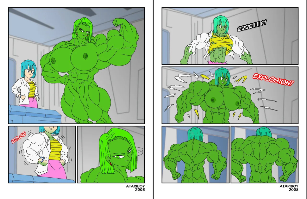 (Atariboy2600) Bulma Hulked Up Android 18