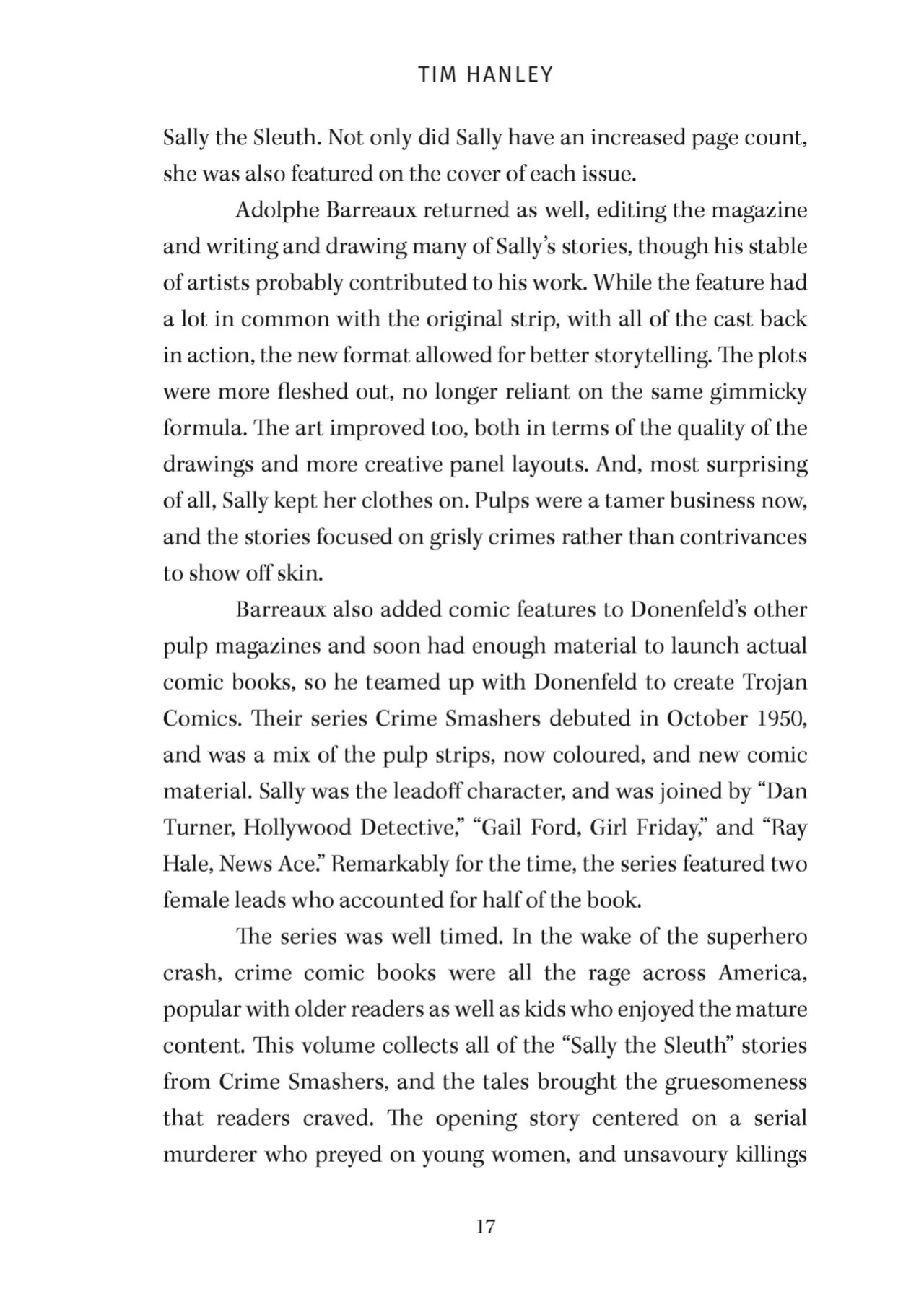 [Adolphe Barreaux] Sally the Sleuth [English]