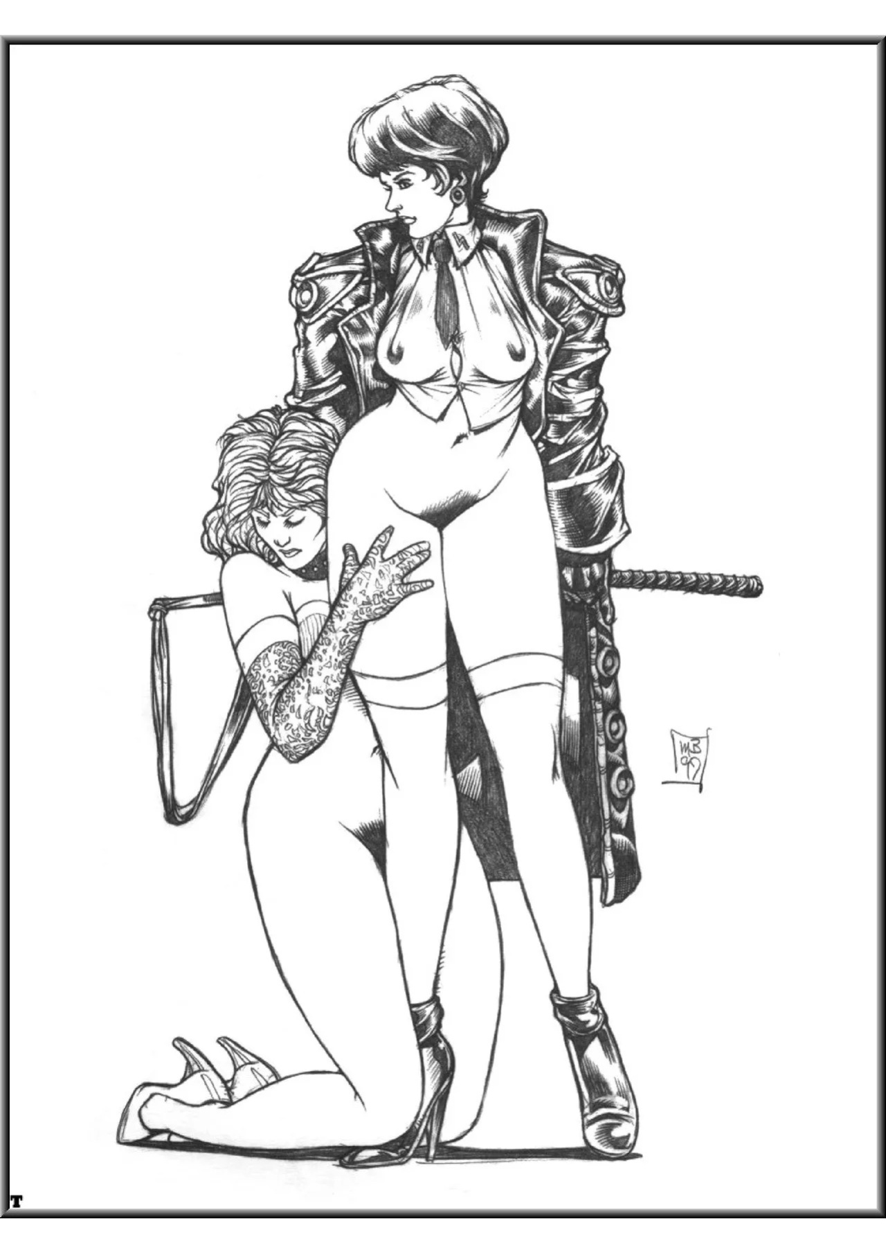 Leather & Lace II (A Gallery Girls Collection) [English]