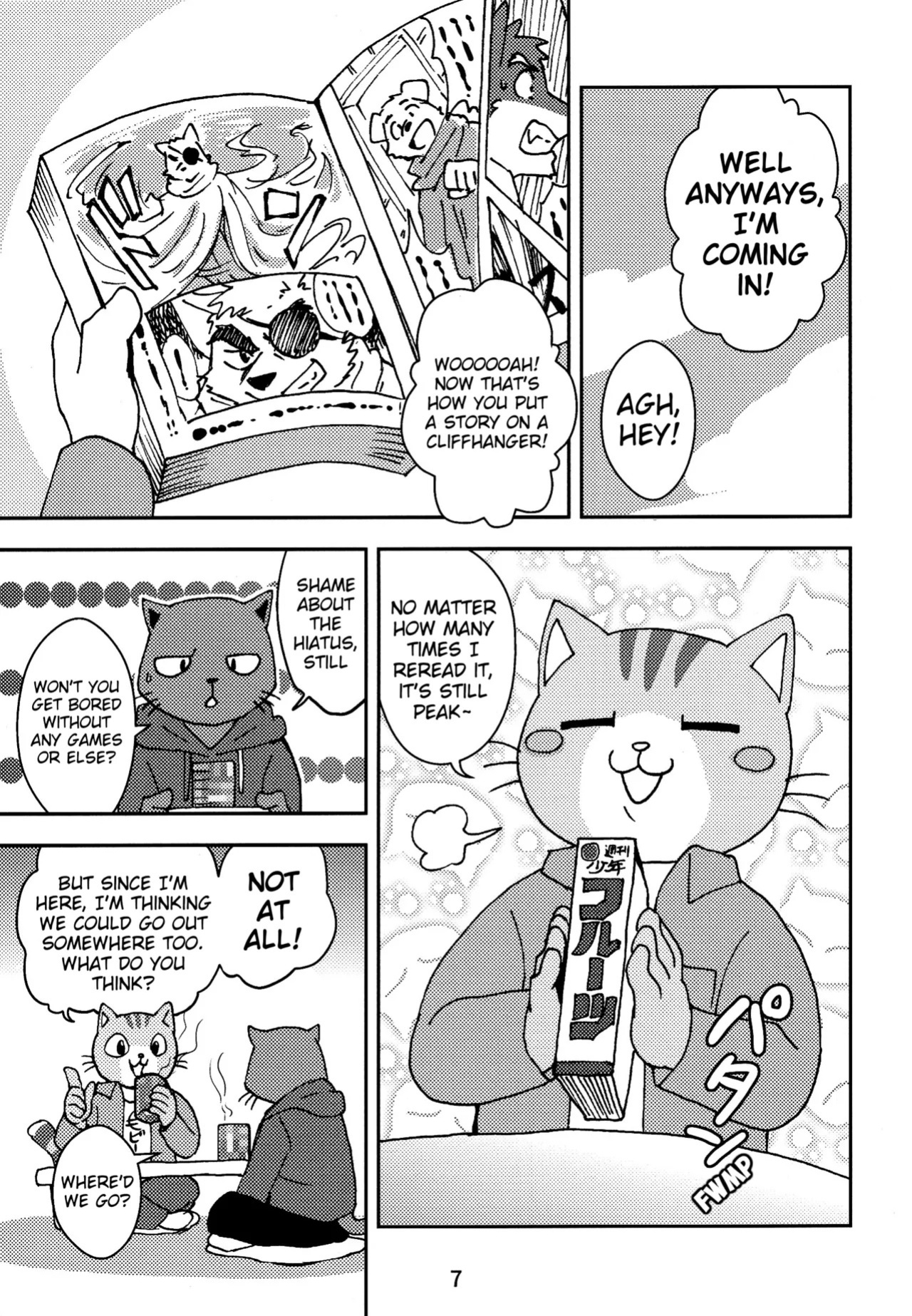(Kansai! Kemoket 7) [Kudamono damono (Kajitsu)] Kagayake! Onii-san | Shining Buddies! (Hataraku Onii-san!) [English] [Benjiboyo]