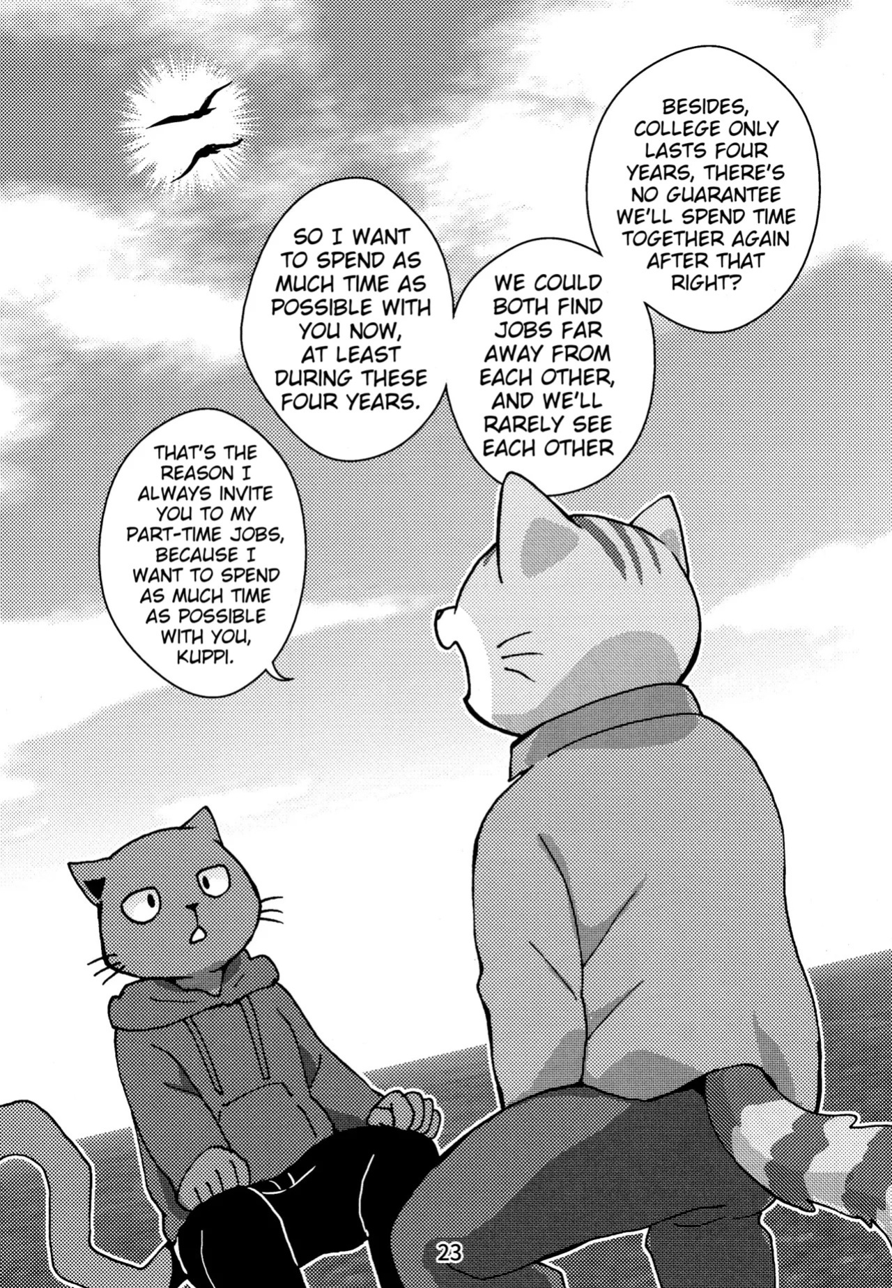 (Kansai! Kemoket 7) [Kudamono damono (Kajitsu)] Kagayake! Onii-san | Shining Buddies! (Hataraku Onii-san!) [English] [Benjiboyo]