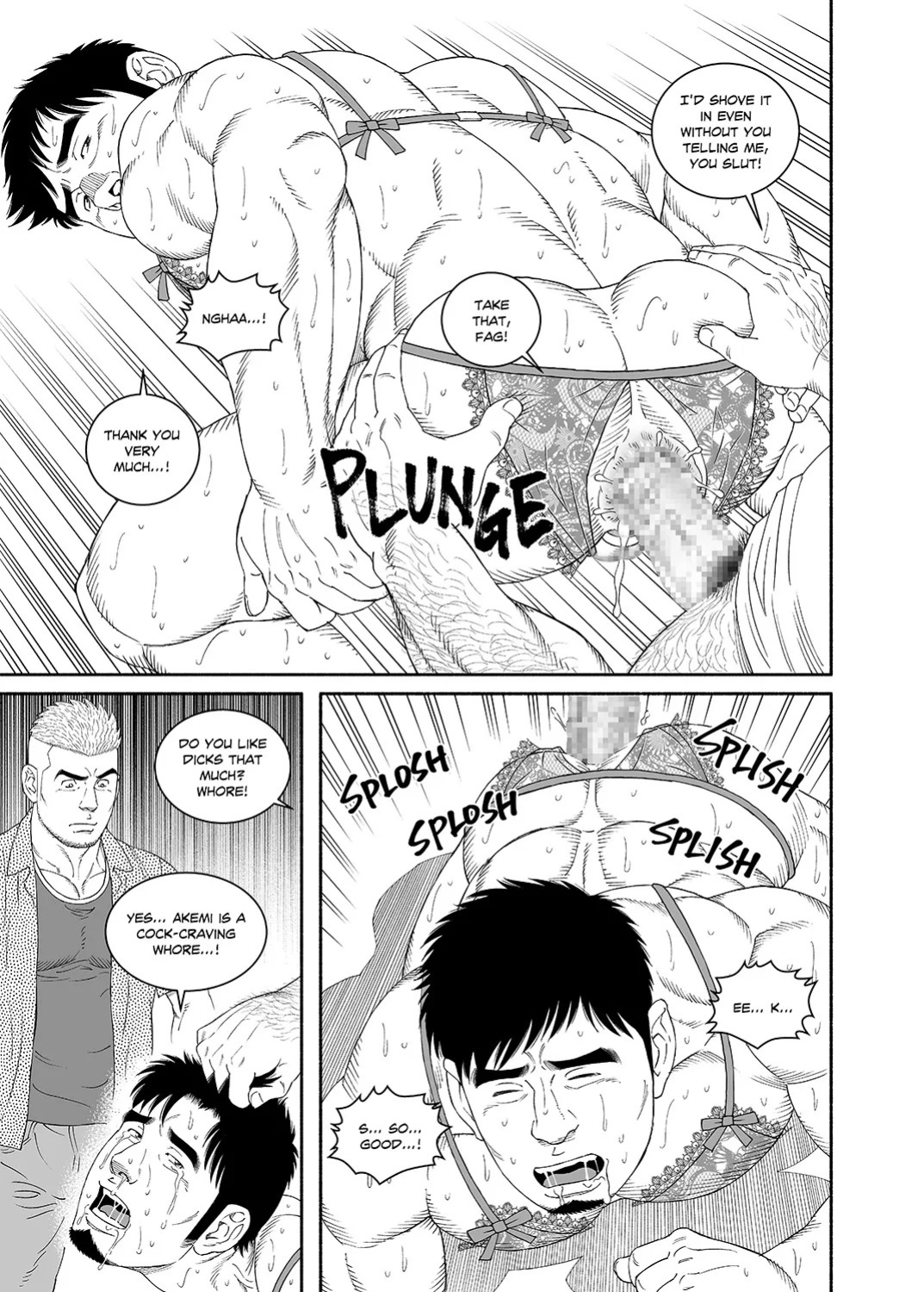 [Gengoroh Tagame] I Got Turned into My Best Friend's Father's Bitch - Final Chapter Part3 [Eng]