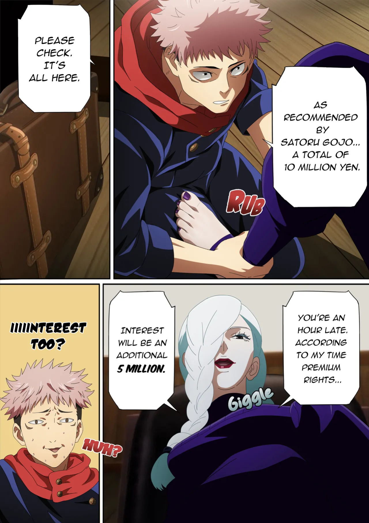 [Foot Croft] [Manga][Jujutsu Kaisen]The Interest She Stamps Out of Me