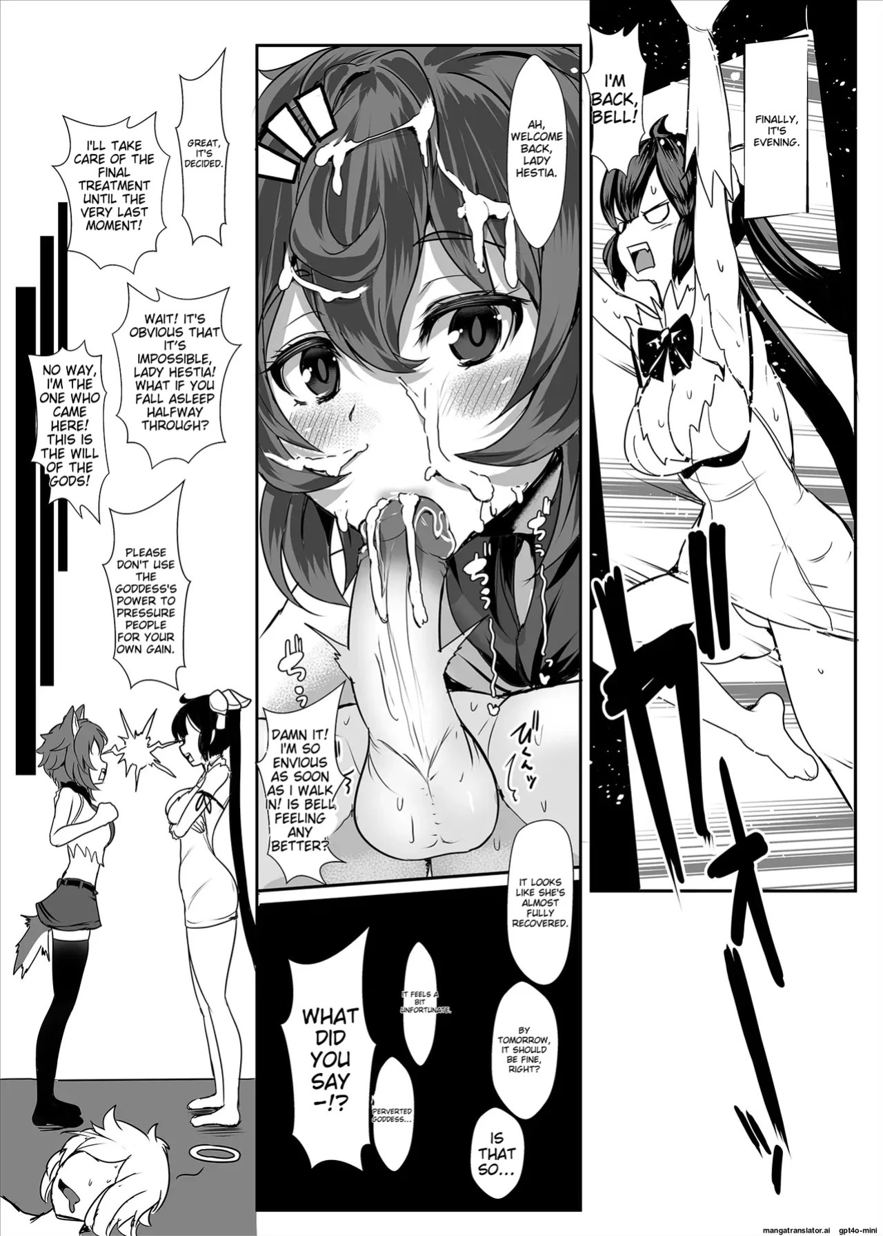[NOSEBLEED (Miyamoto Issa)] Welcom (Dungeon ni Deai o Motomeru no wa Machigatteiru Darou ka) [English] [Decensored] [Digital]