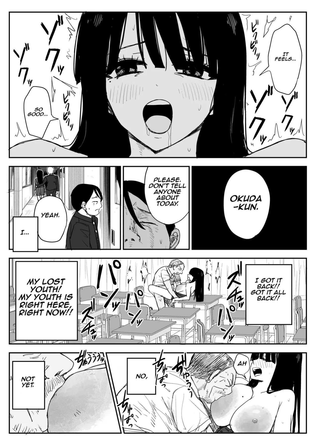 [Haitoku no Mori (Moria)] Oshiego Kiss Hame Nikki 2 Iyagaru Oshiego ni Sukumizu Kisete Oppai Nyuurin Shaburimakuru | Kiss-Sex Diary with My Student 2 ~Forcing a Reluctant Student into a School Swimsuit, Sucking Her Breasts and Areolas Over and Over~ [Aish