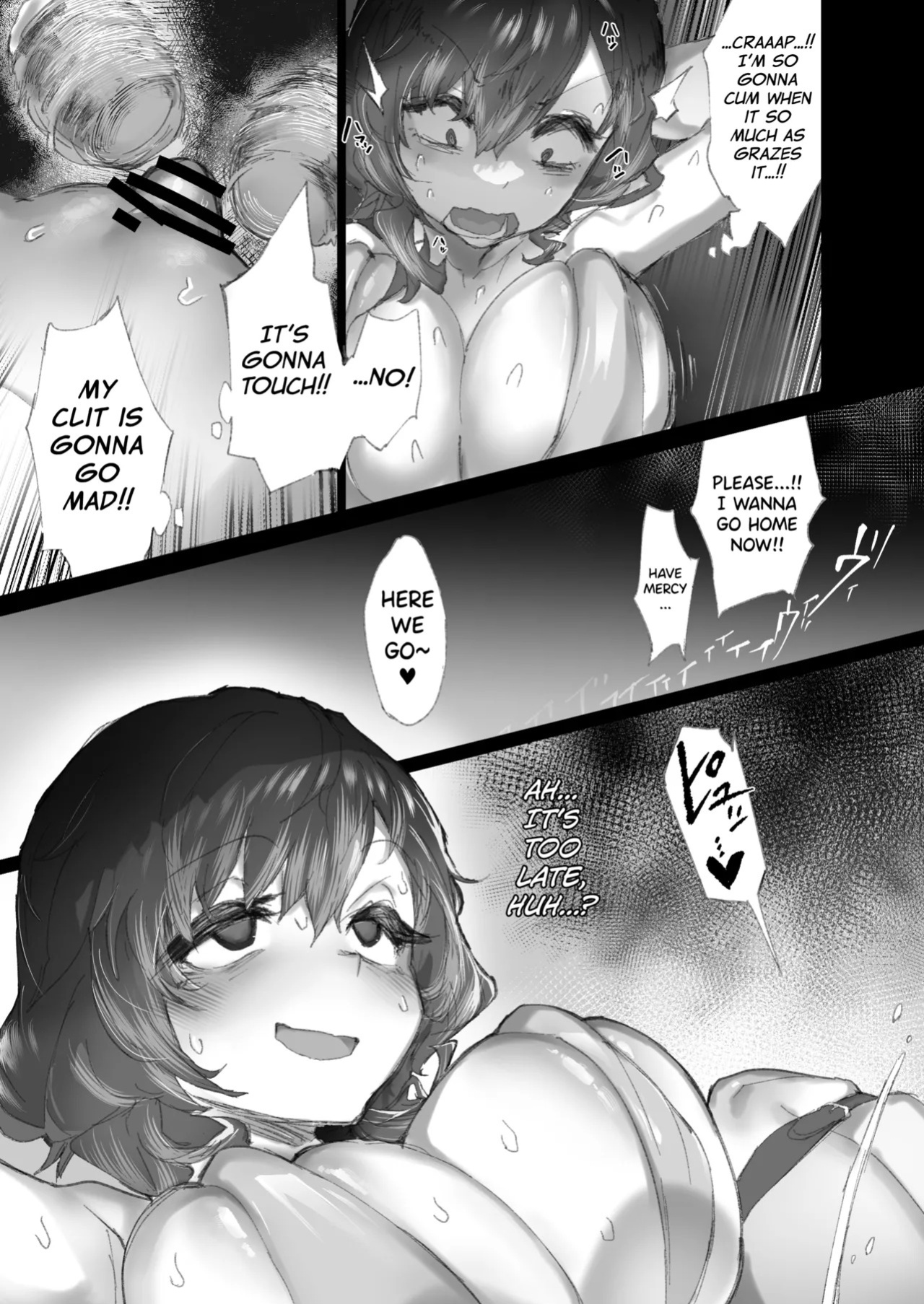 [Andou SAIGA] Kyousei Kousoku Kuri Ochi Esute [English] [biribiri]