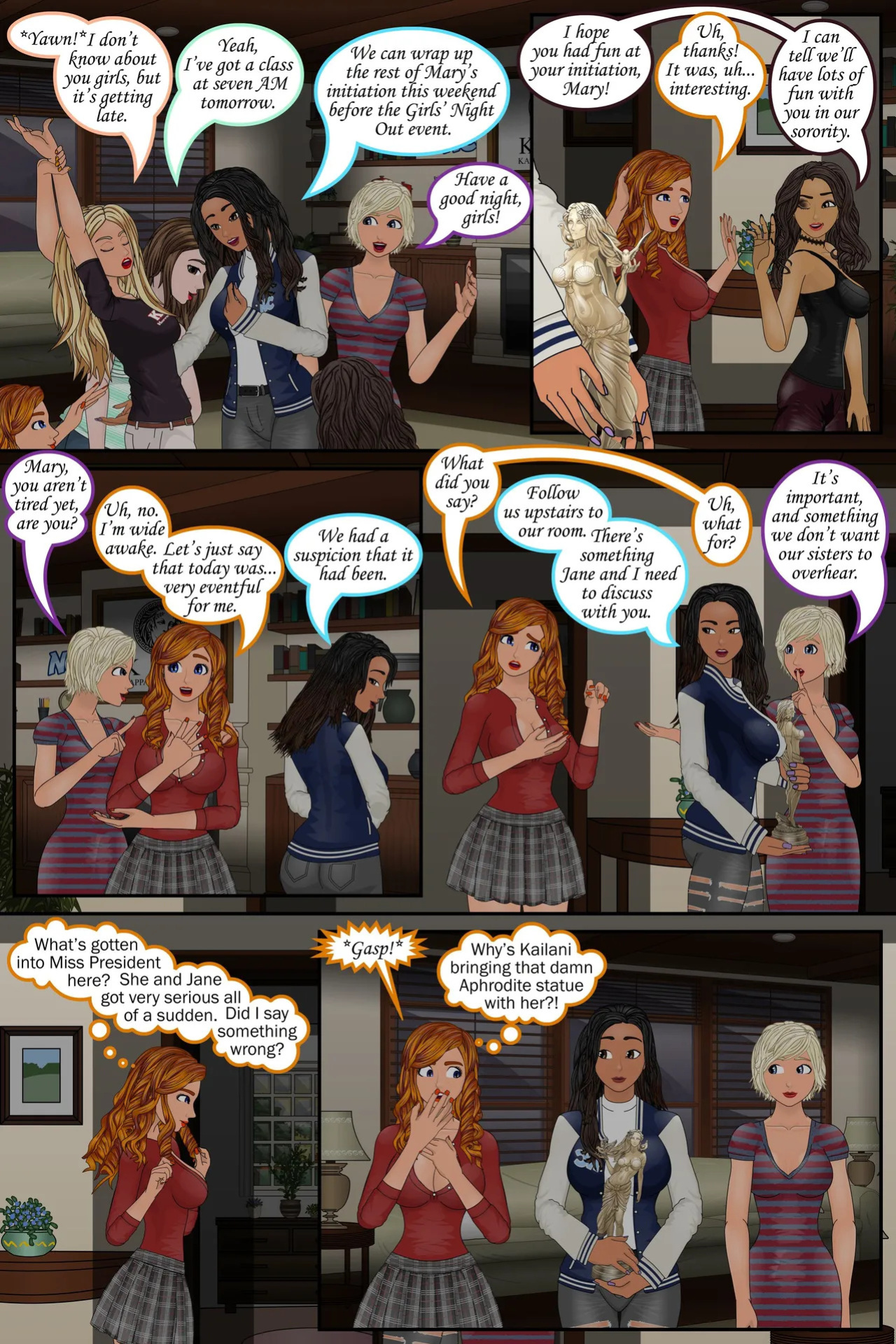 [Sapphire Foxx] The Coed Curse - Sorority Sisters