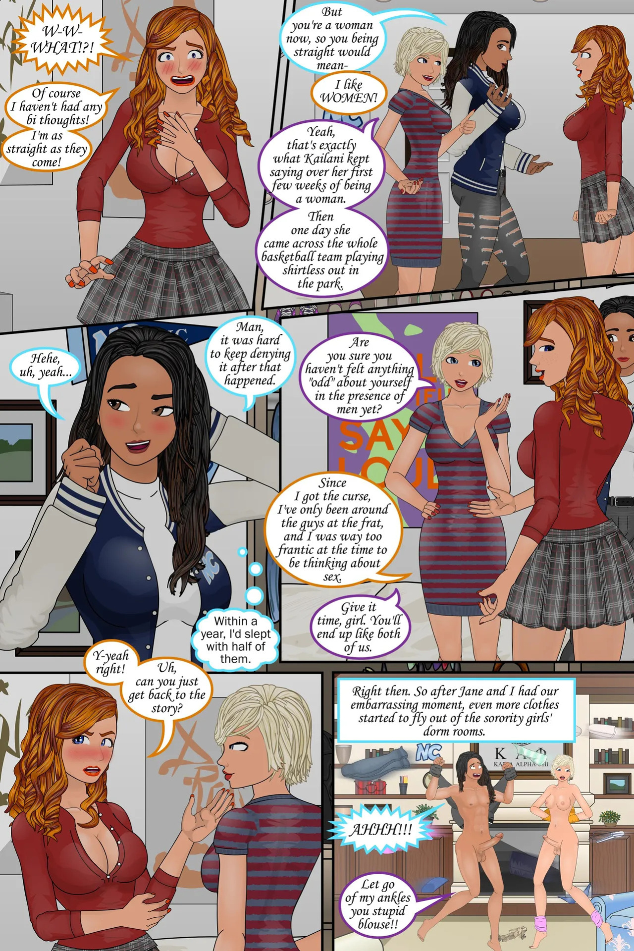 [Sapphire Foxx] The Coed Curse - Sorority Sisters