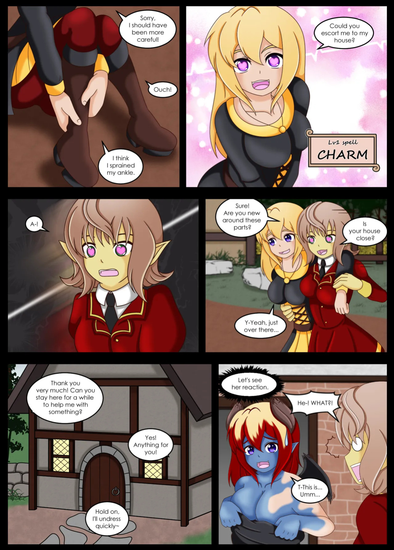 [Vanron] How (Not) to Summon a Succubus CH.1-12 [+Extras]