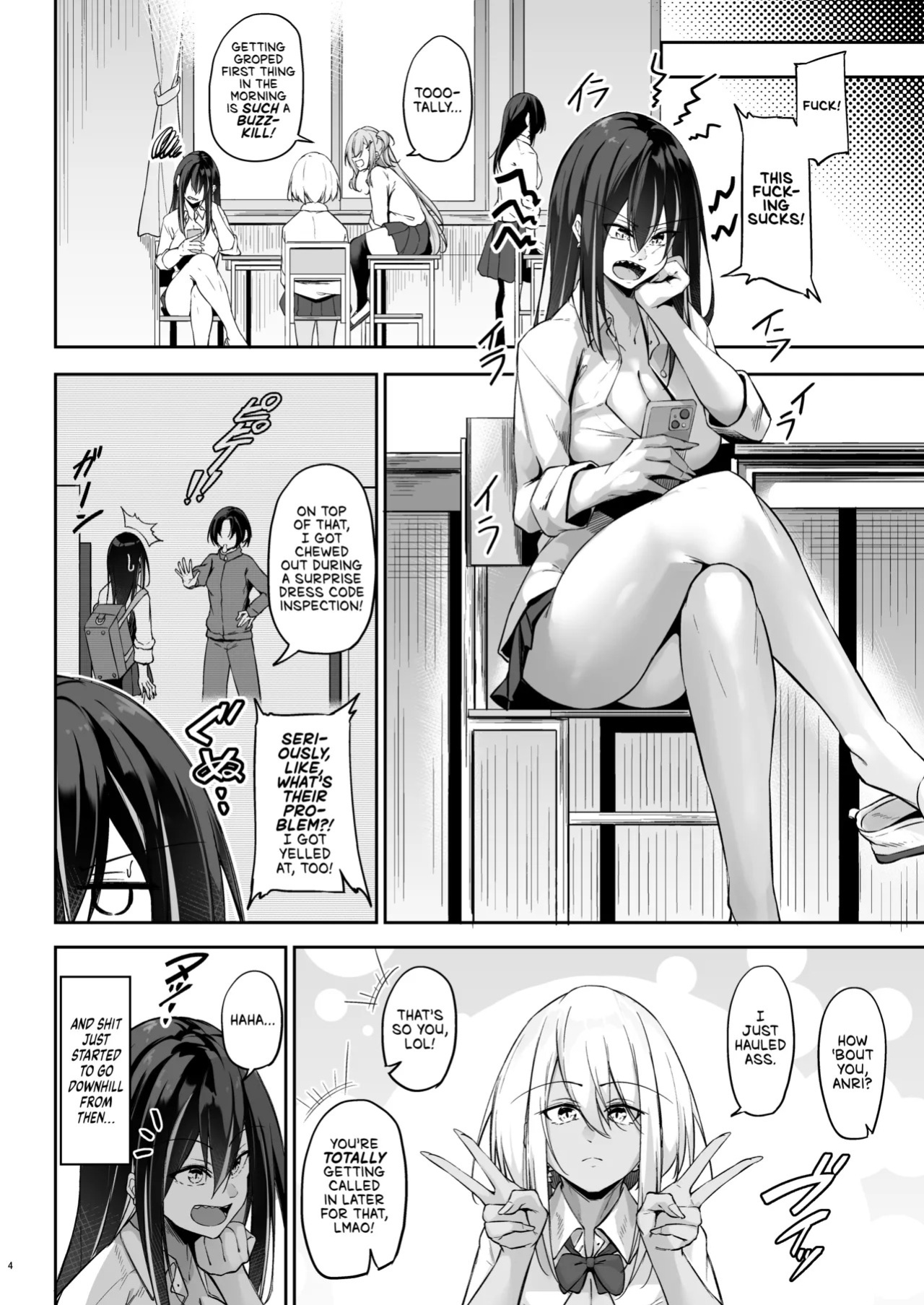 [Gakuen Ketsumeichou (Oriue Wato)] Ota x Gal ~Yatsu Touko no Baai~ | Otaku x Gyaru: The Case of Touko Yatsu [English] [head empty] [Digital]