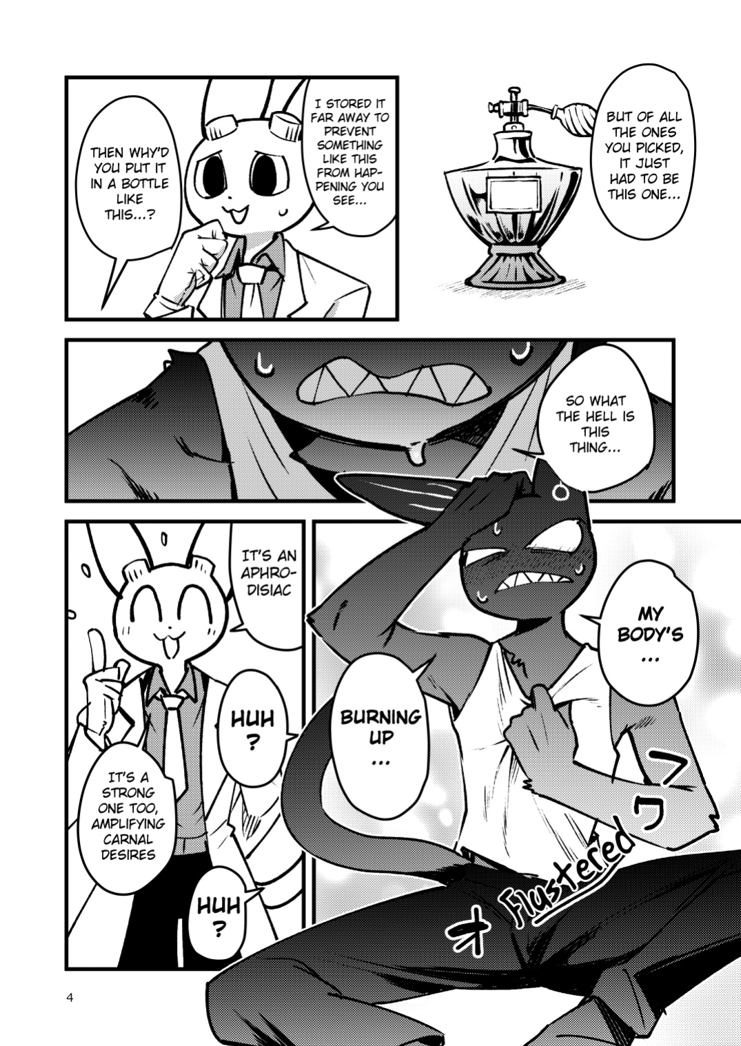 [Harugoya (Harusuke)] Sebas ga tukutta Yakuhinn de Gimlet ga Midarani narurashii | Turns out the drug Sebastion made, turned Gimlet horny (Giant Lady) [English] [Benjiboyo] [Digital]
