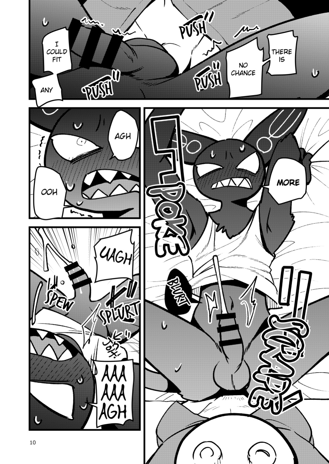[Harugoya (Harusuke)] Sebas ga tukutta Yakuhinn de Gimlet ga Midarani narurashii | Turns out the drug Sebastion made, turned Gimlet horny (Giant Lady) [English] [Benjiboyo] [Digital]