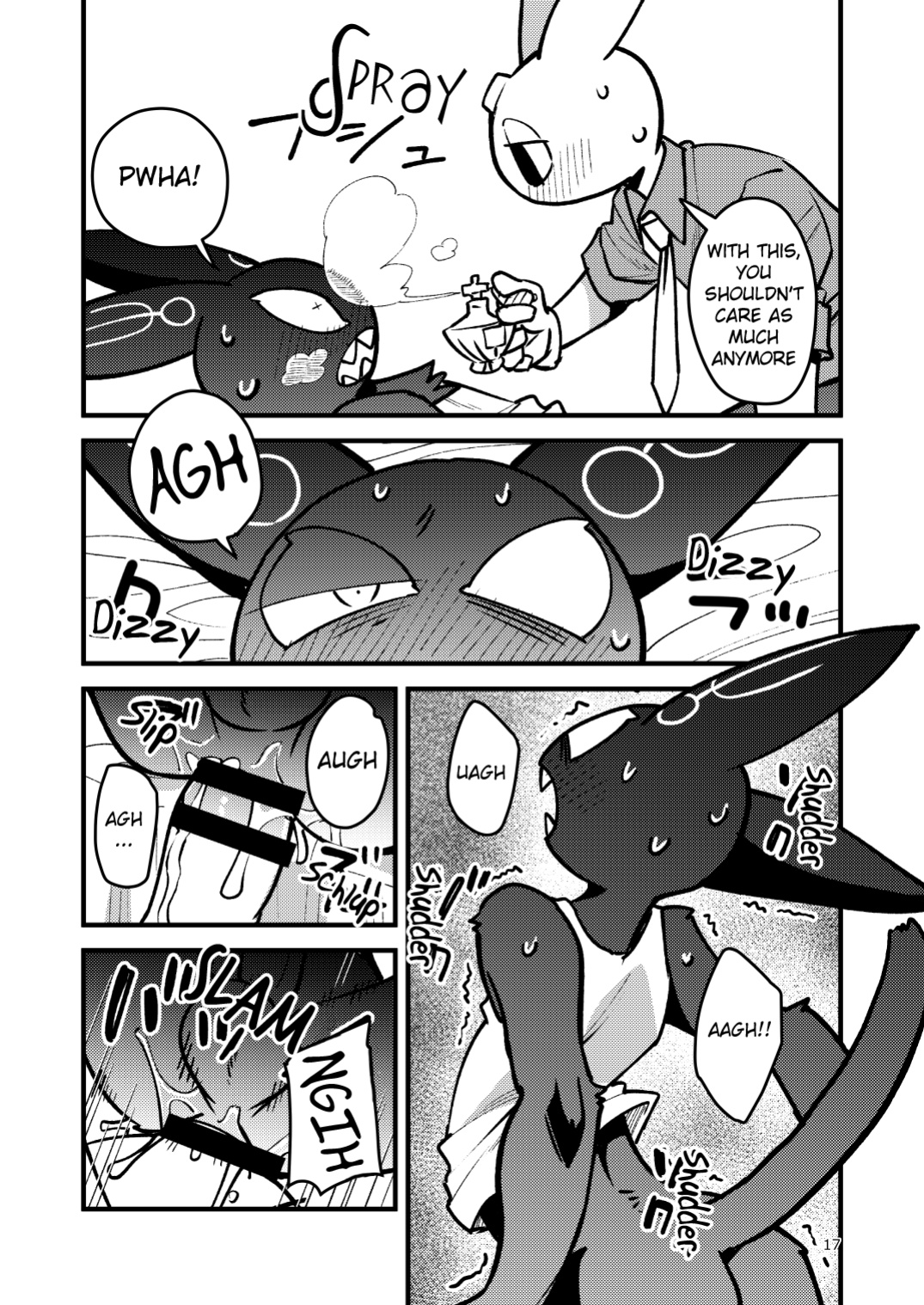 [Harugoya (Harusuke)] Sebas ga tukutta Yakuhinn de Gimlet ga Midarani narurashii | Turns out the drug Sebastion made, turned Gimlet horny (Giant Lady) [English] [Benjiboyo] [Digital]