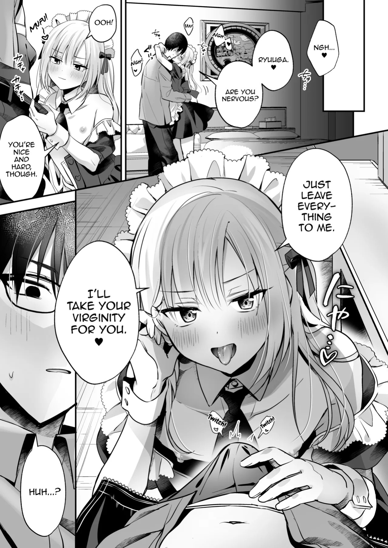 [Yamitsuki Gomakyu (Riku)] Mesuiki Maid-kun Kiki Ippatsu [English] [mysterymeat3] [Digital]
