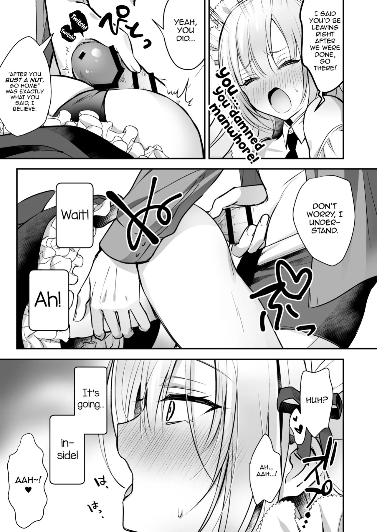 [Yamitsuki Gomakyu (Riku)] Mesuiki Maid-kun Kiki Ippatsu [English] [mysterymeat3] [Digital]
