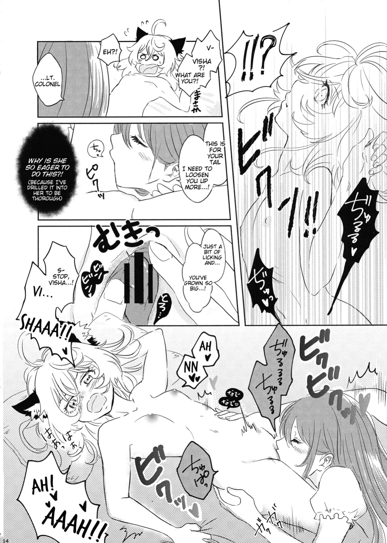 (Akihabara Chou Doujinsai) [LONGTAIL (Miso)] BONBON=CAT (Youjo Senki) [English]