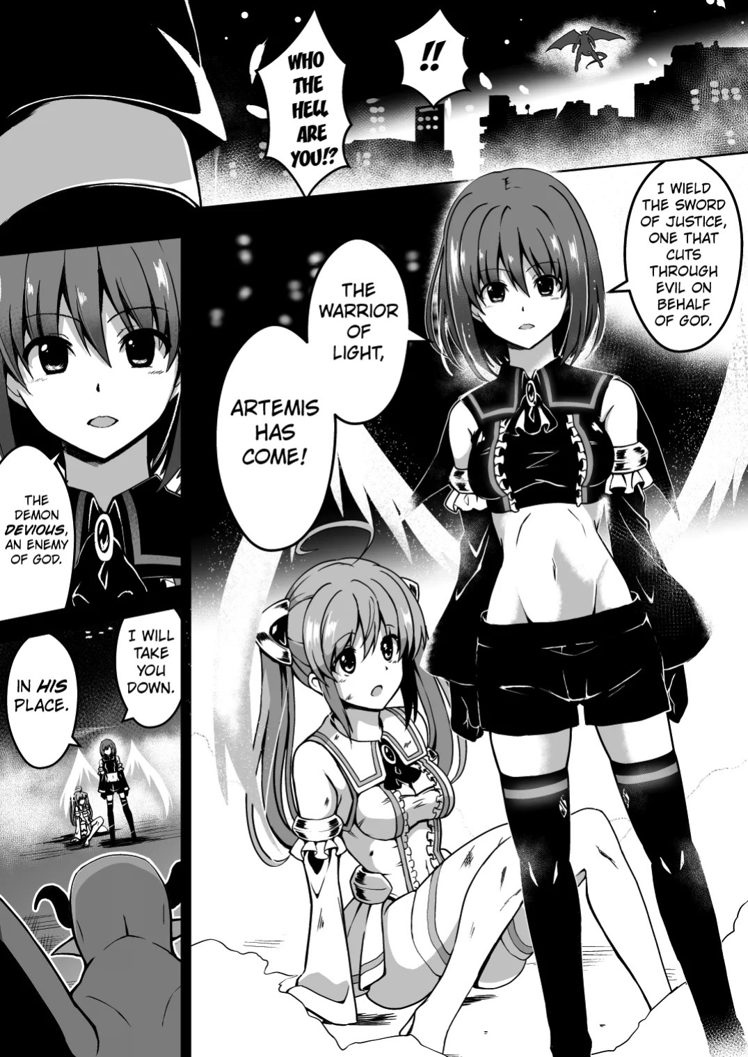 [Milk Dipper] Rankou Tenshi Arutemisu ~ Nakama o Toraware Akuma ni Okasa Reta Shōjo no Matsuro ~ [English] [Kuraudo]