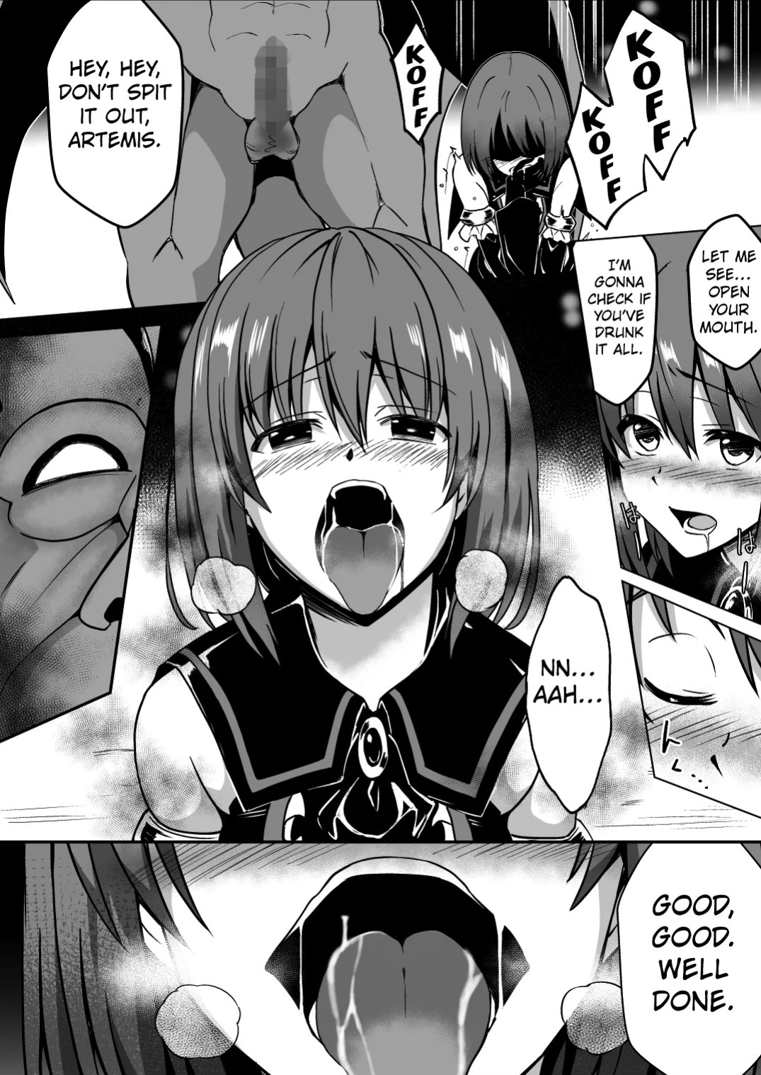 [Milk Dipper] Rankou Tenshi Arutemisu ~ Nakama o Toraware Akuma ni Okasa Reta Shōjo no Matsuro ~ [English] [Kuraudo]