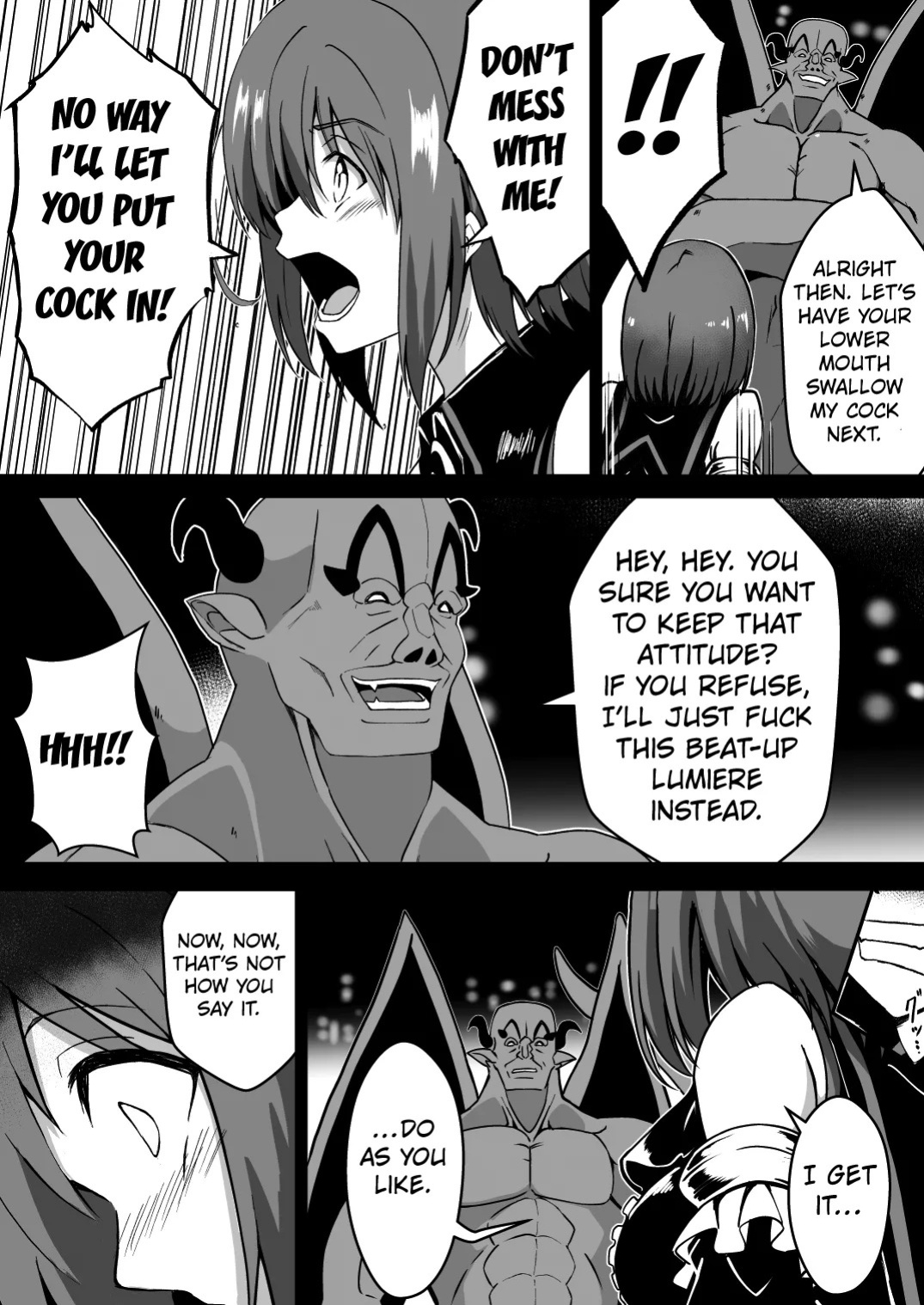 [Milk Dipper] Rankou Tenshi Arutemisu ~ Nakama o Toraware Akuma ni Okasa Reta Shōjo no Matsuro ~ [English] [Kuraudo]
