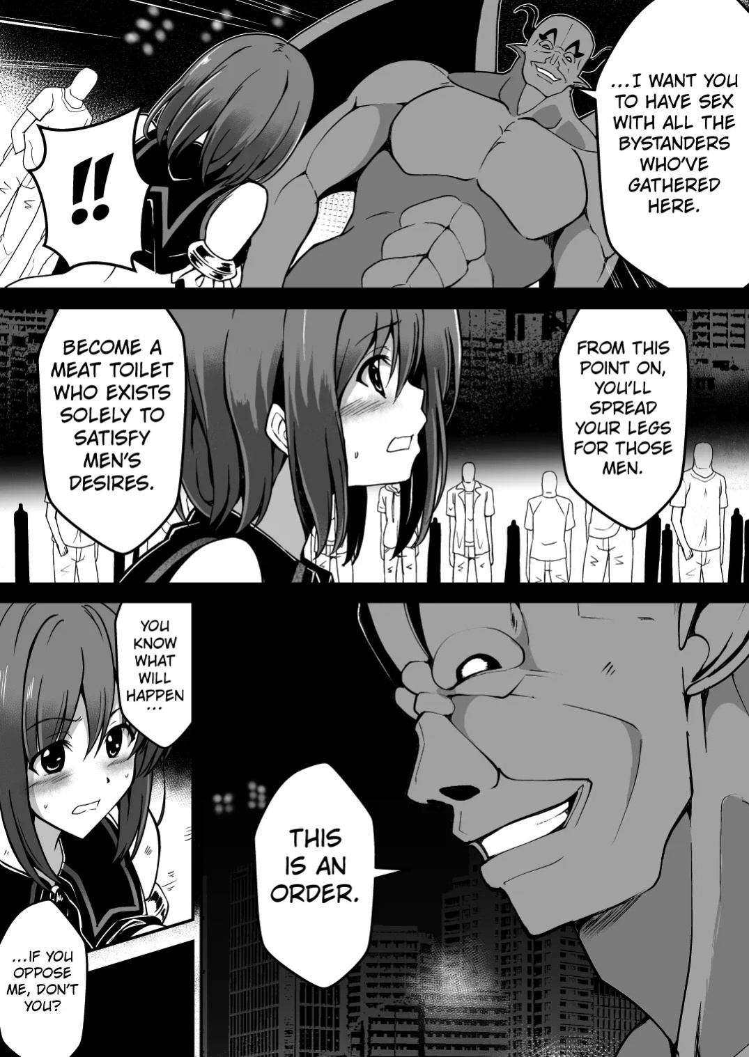[Milk Dipper] Rankou Tenshi Arutemisu ~ Nakama o Toraware Akuma ni Okasa Reta Shōjo no Matsuro ~ [English] [Kuraudo]