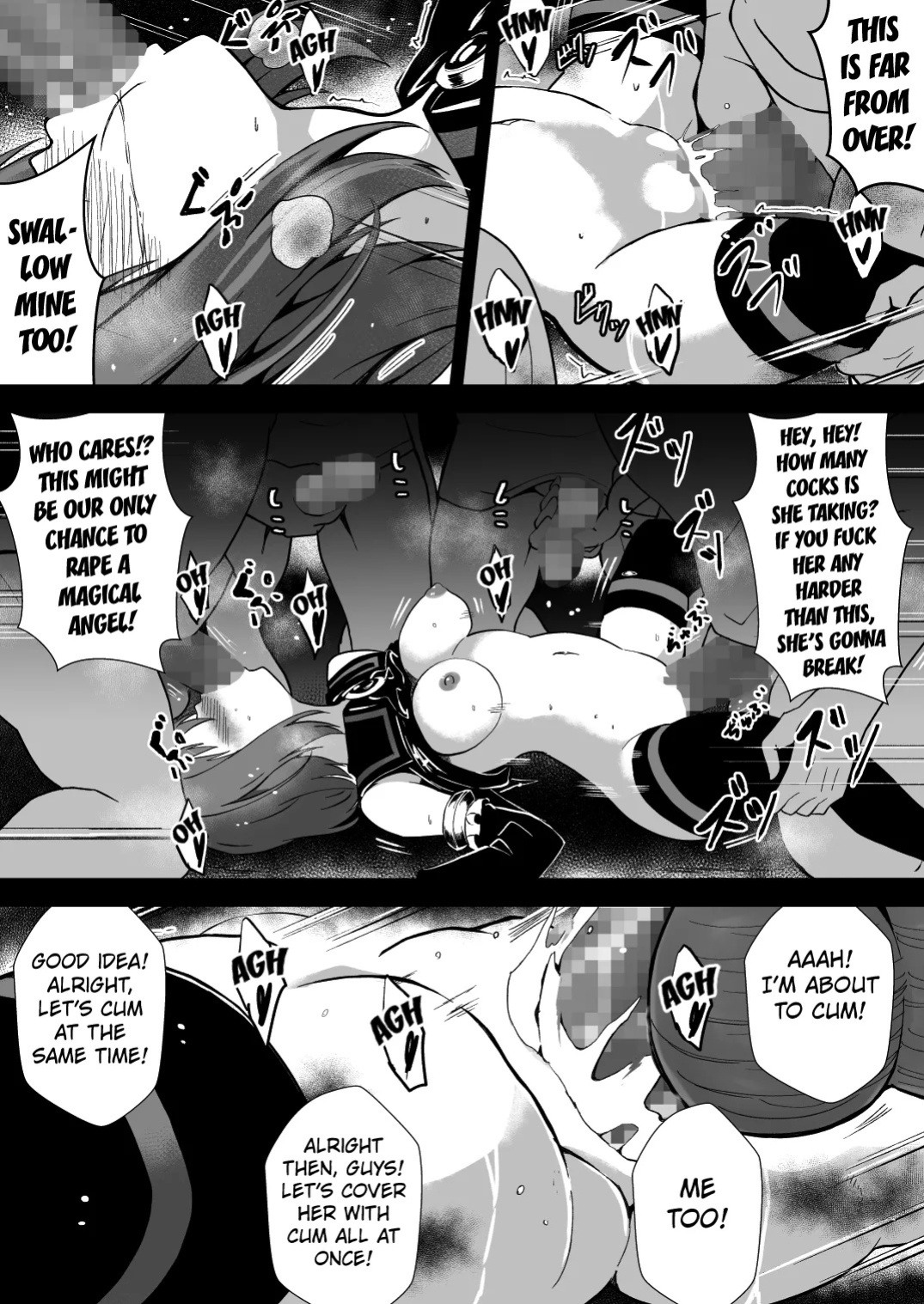 [Milk Dipper] Rankou Tenshi Arutemisu ~ Nakama o Toraware Akuma ni Okasa Reta Shōjo no Matsuro ~ [English] [Kuraudo]