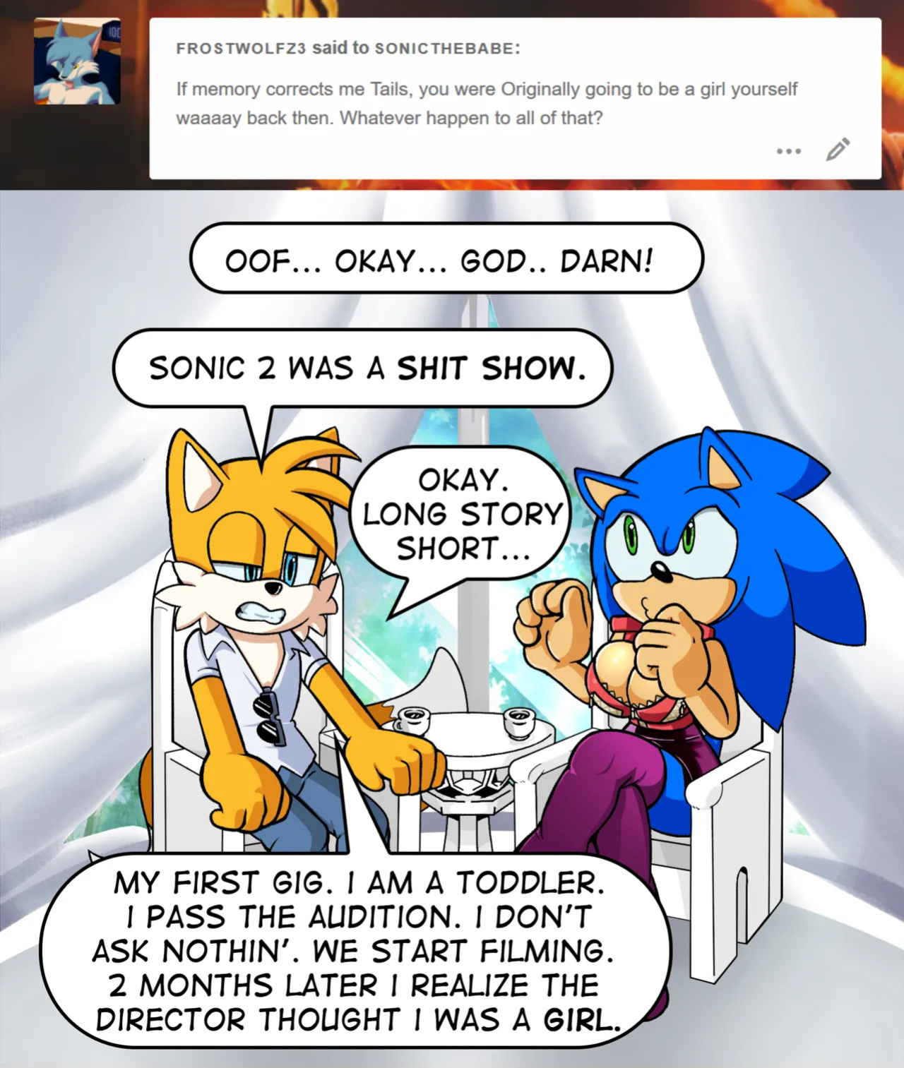 [Miss Phase] Ask Sonic the Babe and Tails