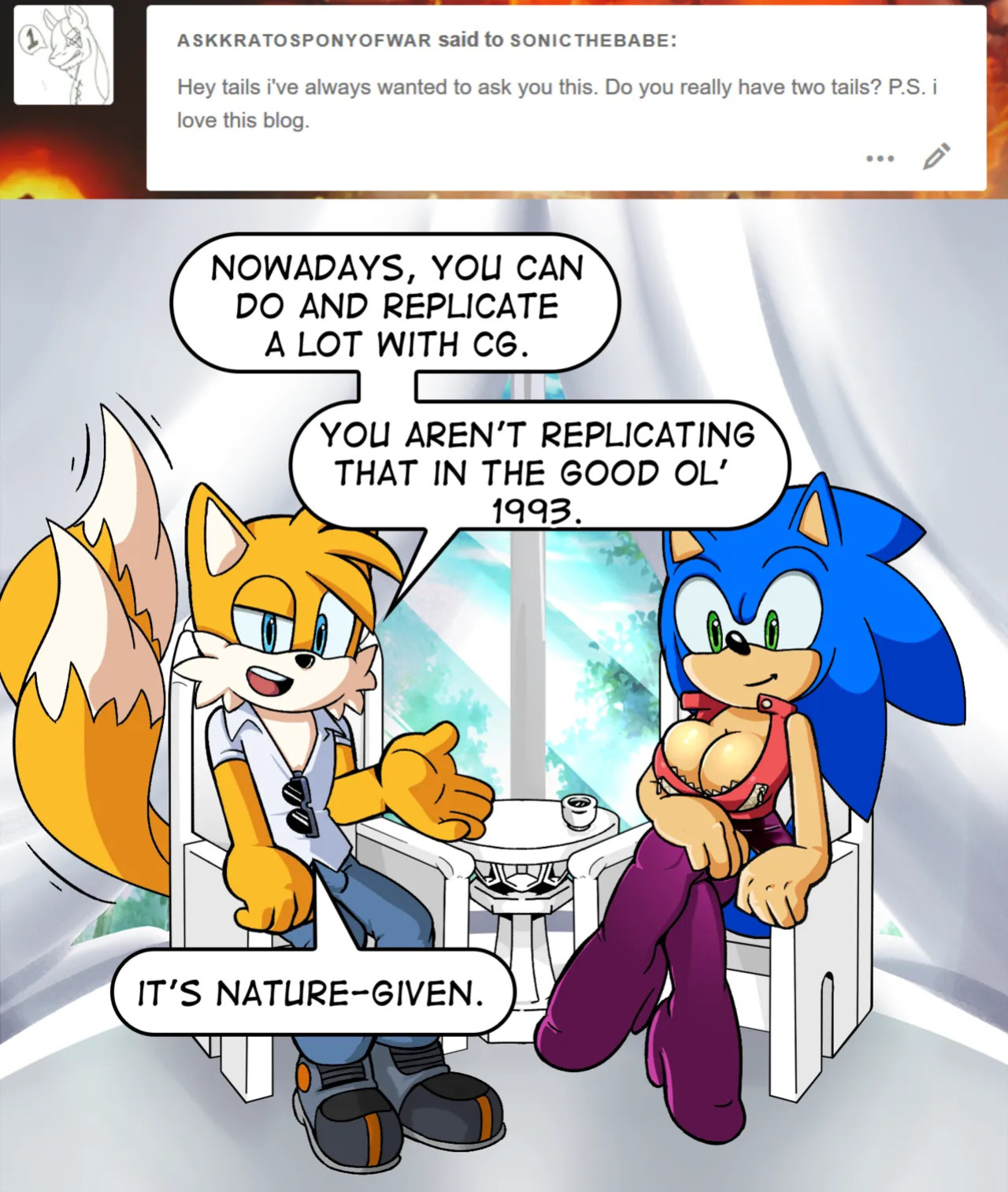 [Miss Phase] Ask Sonic the Babe and Tails