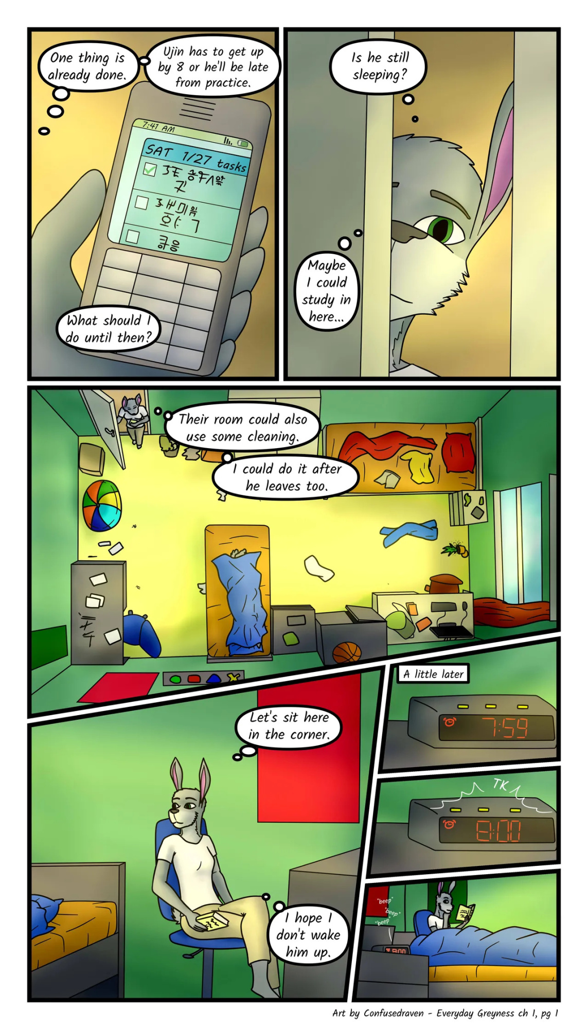[ConfusedRaven] Everyday Greyness (In Progress)