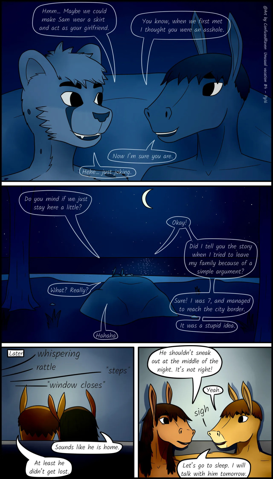 [ConfusedRaven] Unusual Vacation #4 - Chasing with shadows