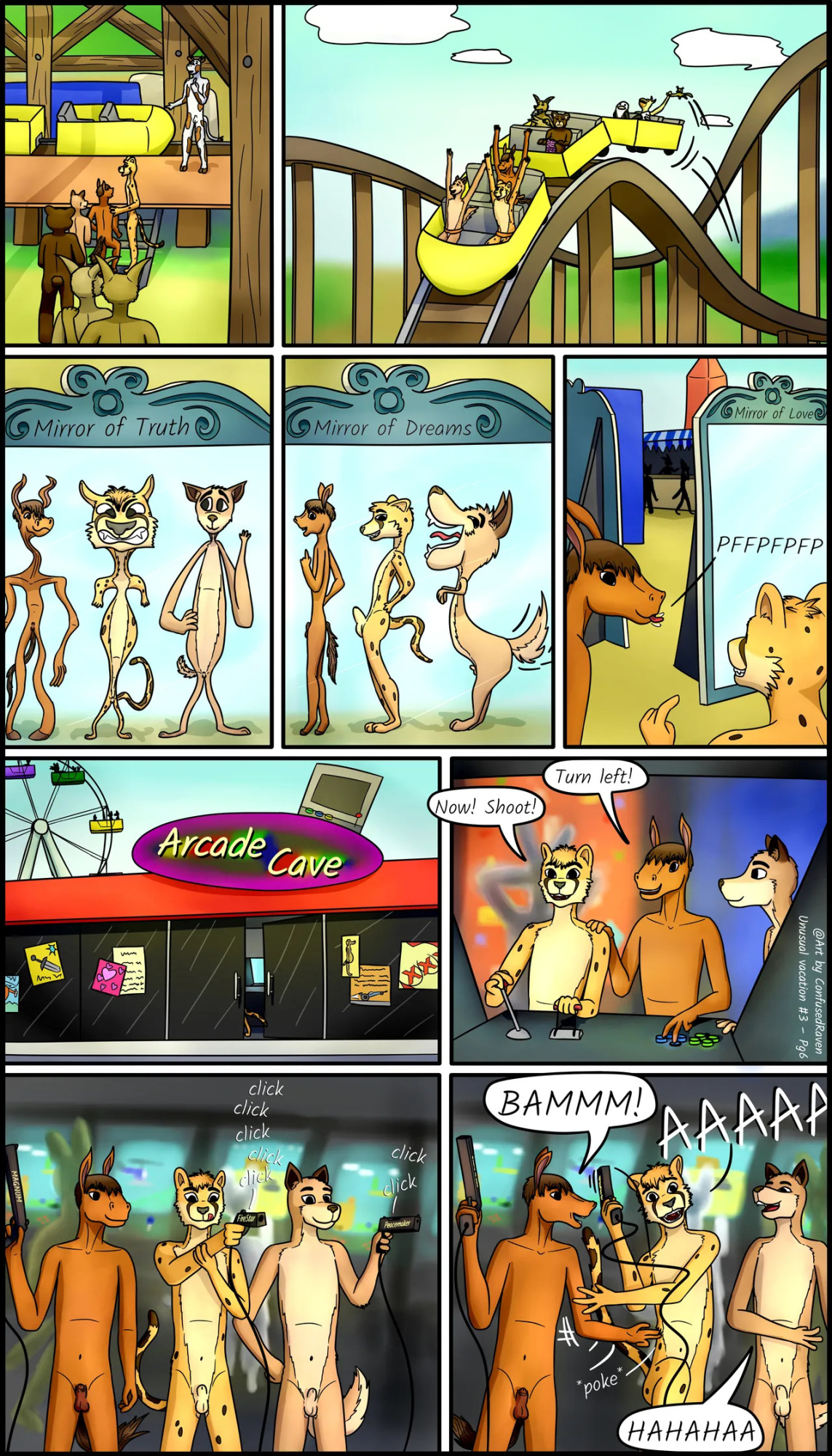 [ConfusedRaven] Unusual Vacation #3 - The wolf and the sheep