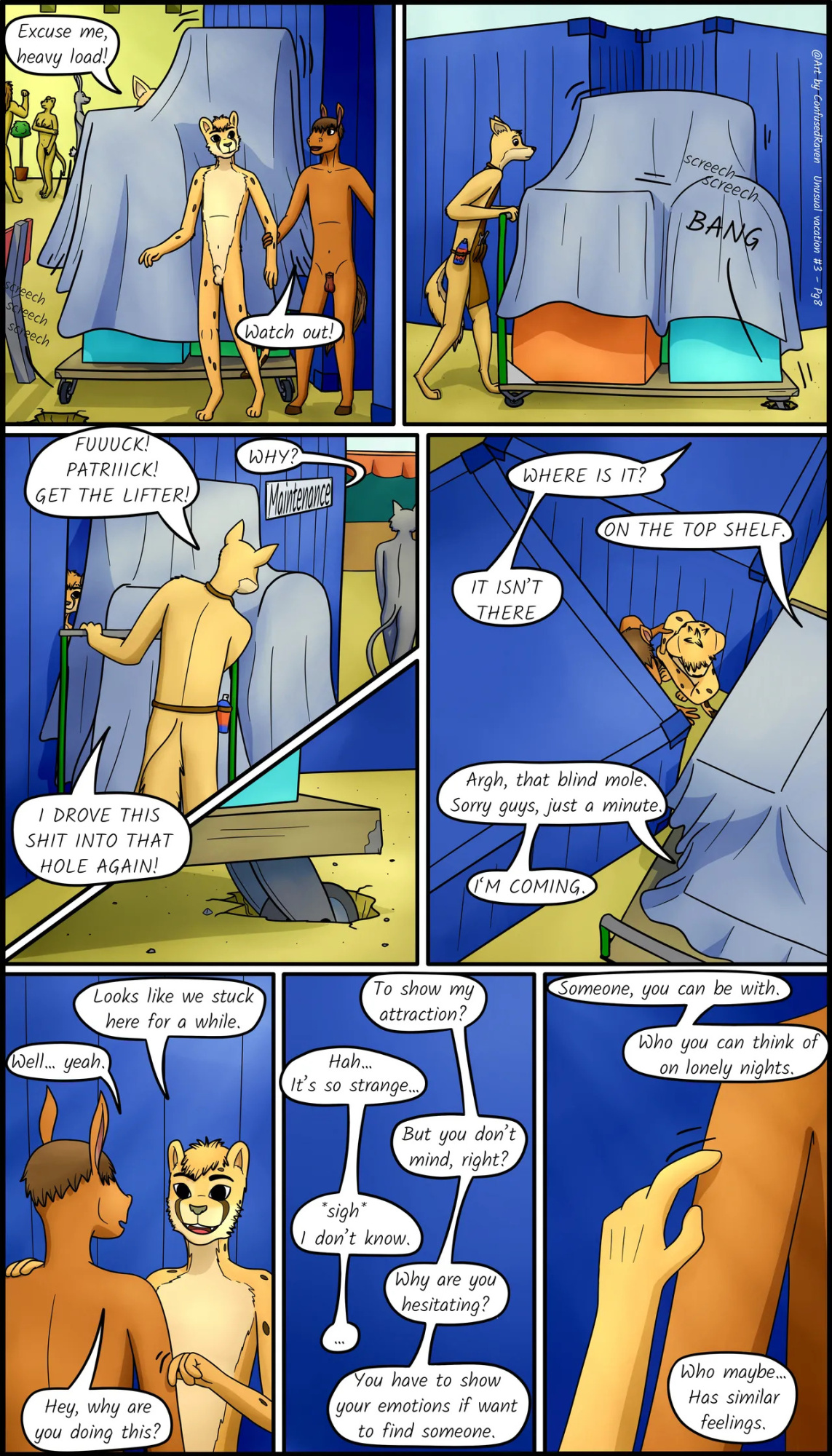 [ConfusedRaven] Unusual Vacation #3 - The wolf and the sheep