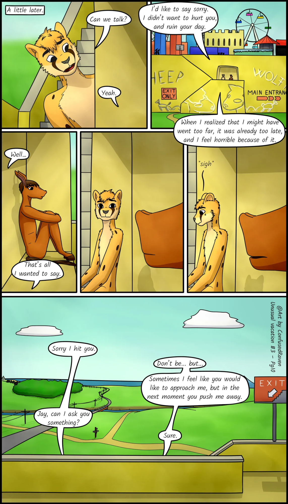 [ConfusedRaven] Unusual Vacation #3 - The wolf and the sheep