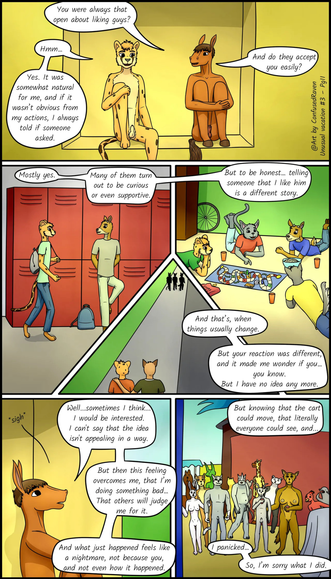 [ConfusedRaven] Unusual Vacation #3 - The wolf and the sheep