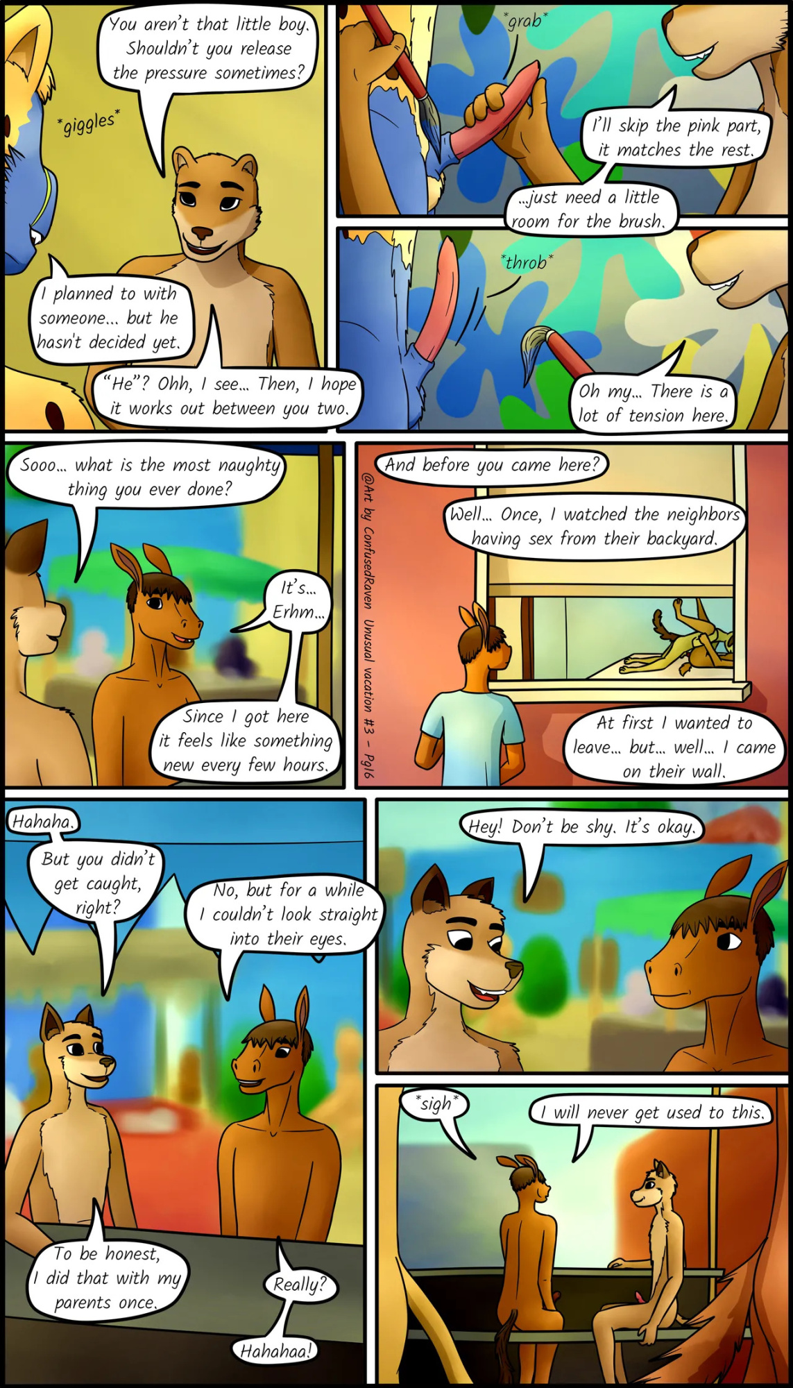 [ConfusedRaven] Unusual Vacation #3 - The wolf and the sheep