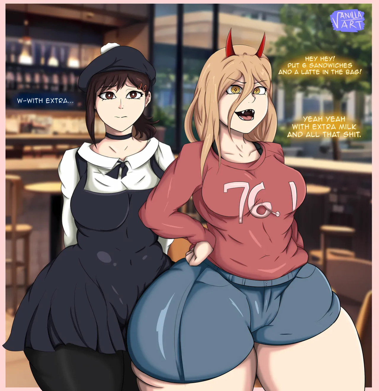 [Vanillart23] Power & Kobeni Stuffed ~ Going to Starbucks ????