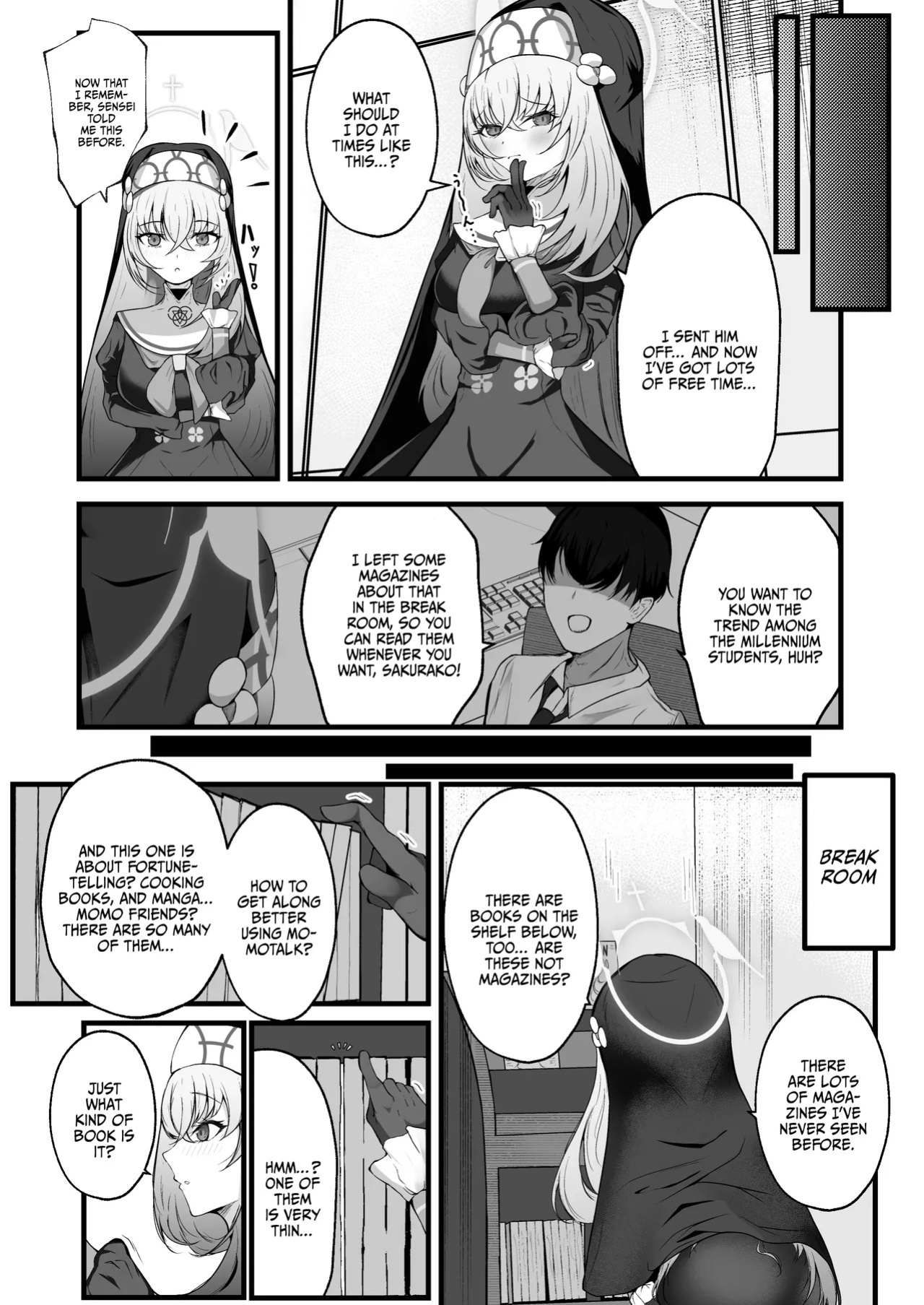 [Huyu no Tataki (Huyugatuo)] Kou Iu no ga Osuki nano desu yo ne | You Really Like This Kind Of Stuff, Don't You? (Blue Archive) [English] {Doujins.com} [Digital]